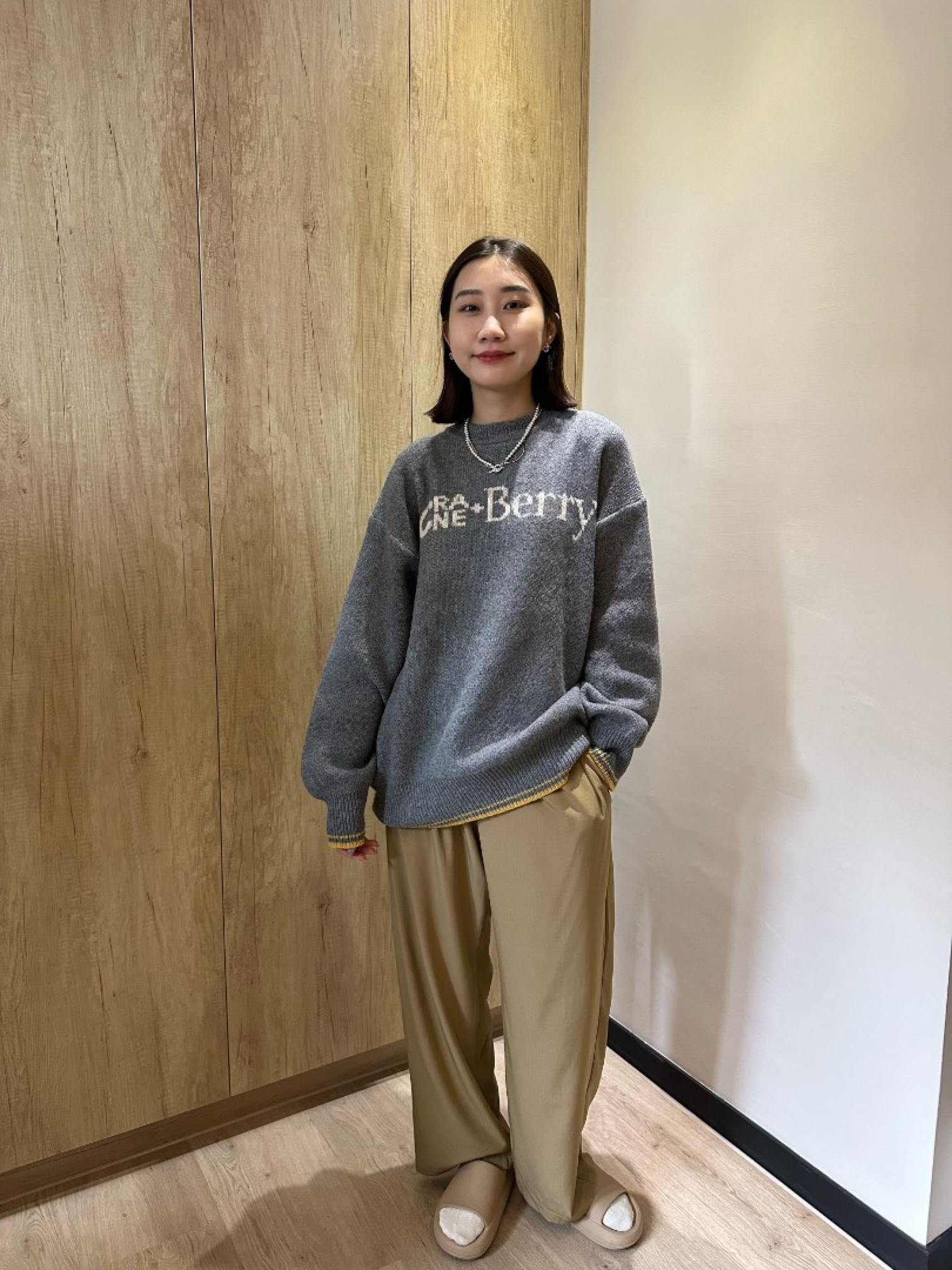 🇯🇵腰頭織帶設計寬褲