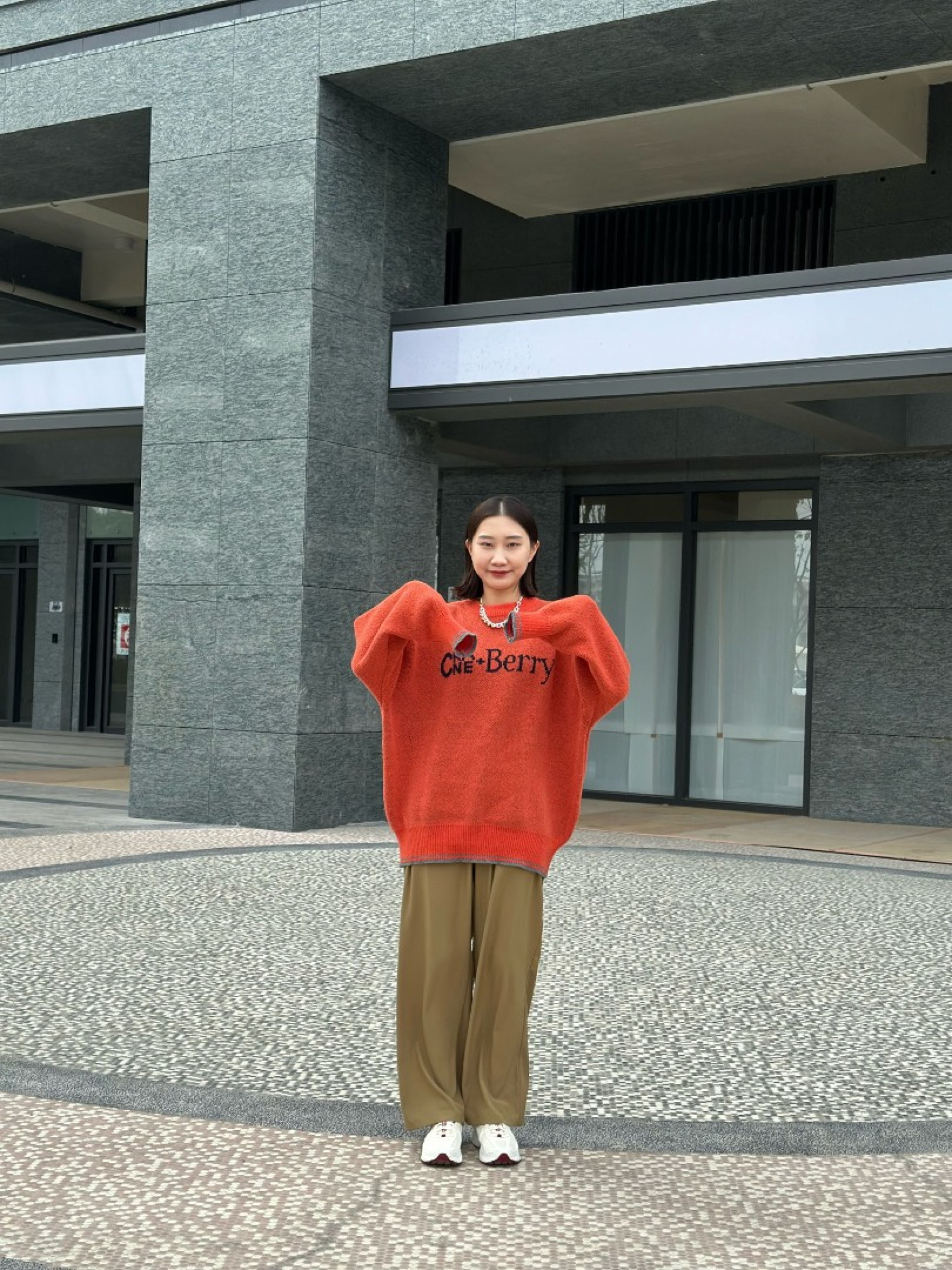 🇯🇵腰頭織帶設計寬褲