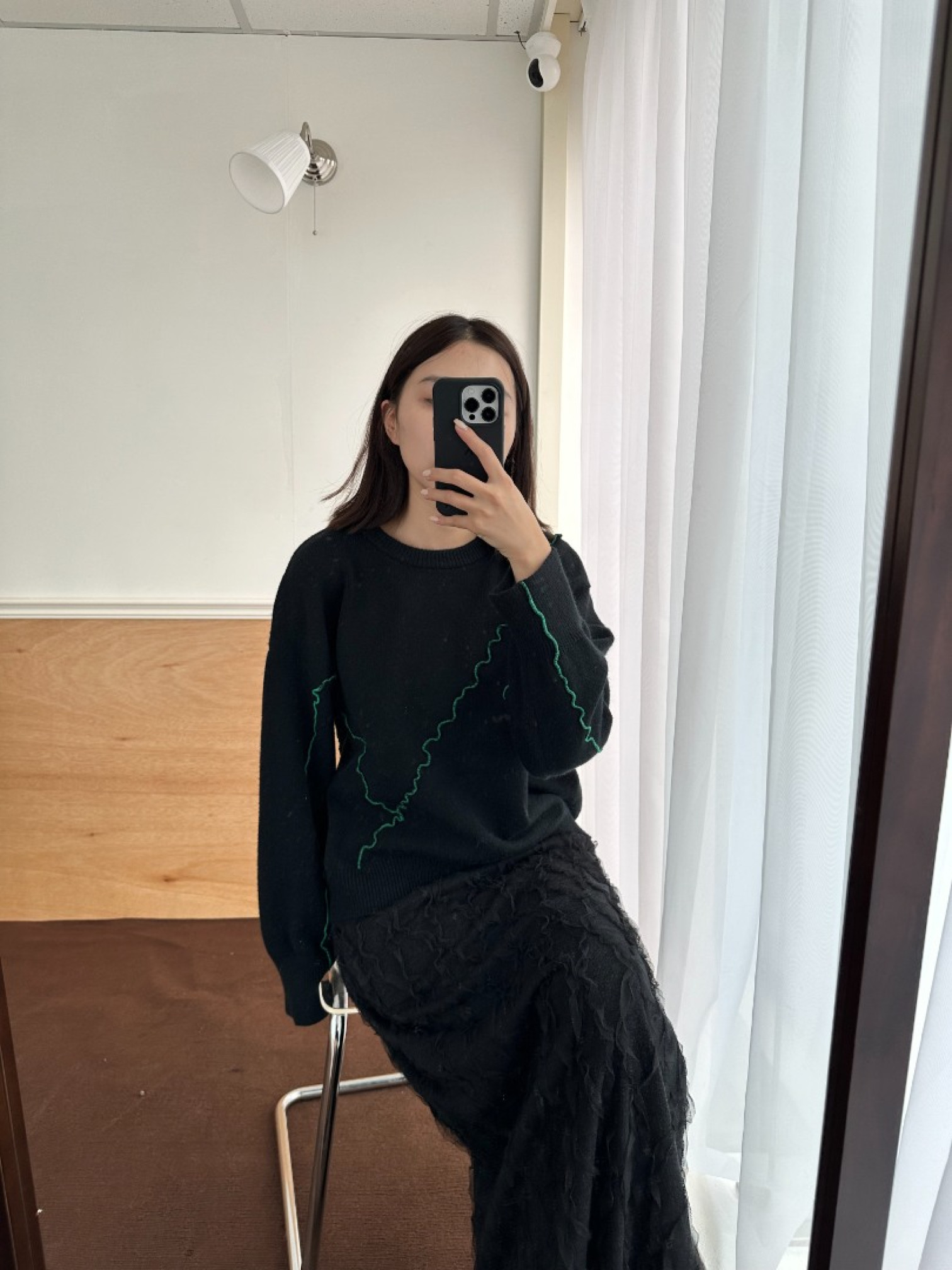 🇯🇵波浪紋路針織毛衣/兩色