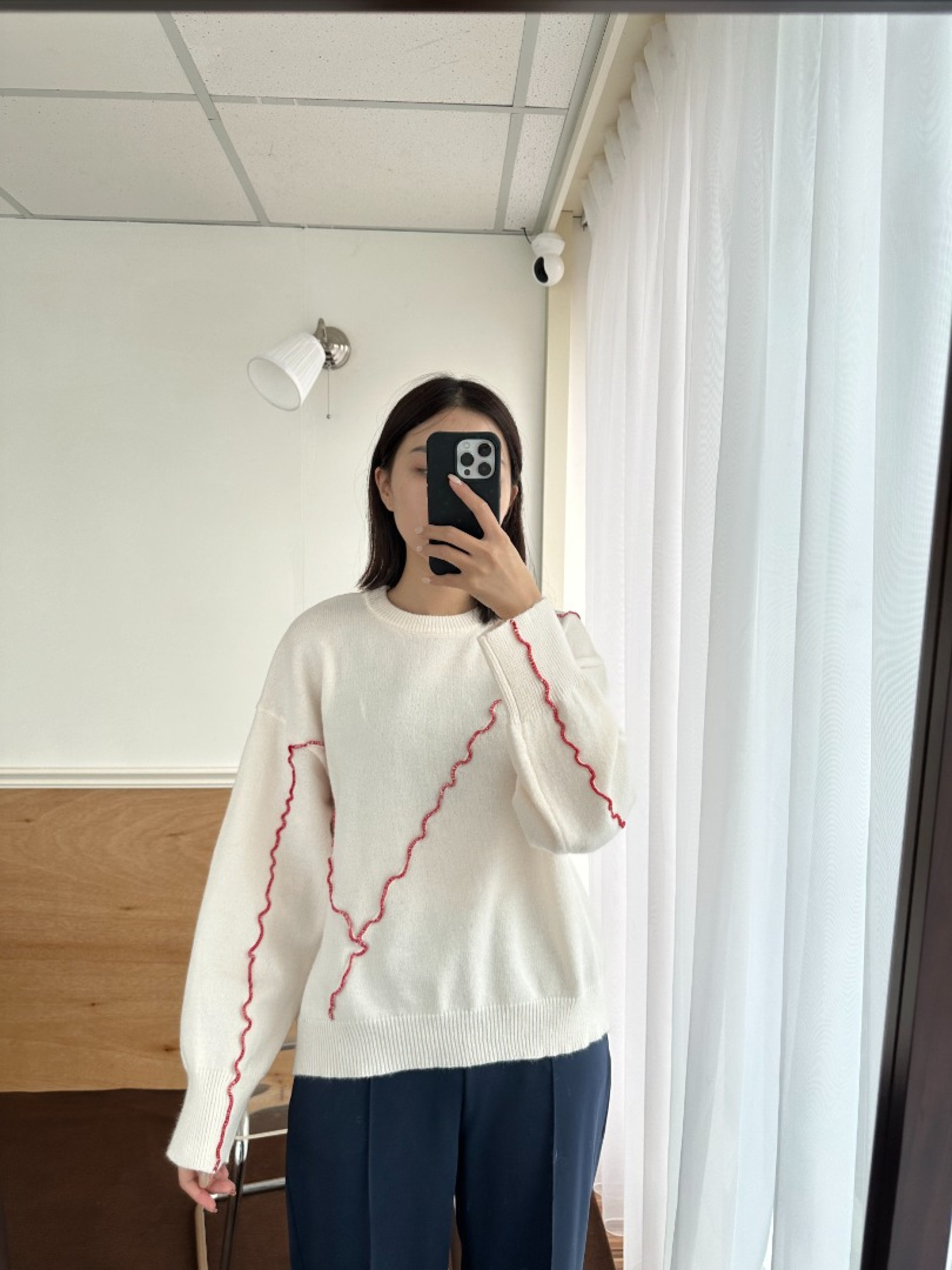 🇯🇵波浪紋路針織毛衣/兩色