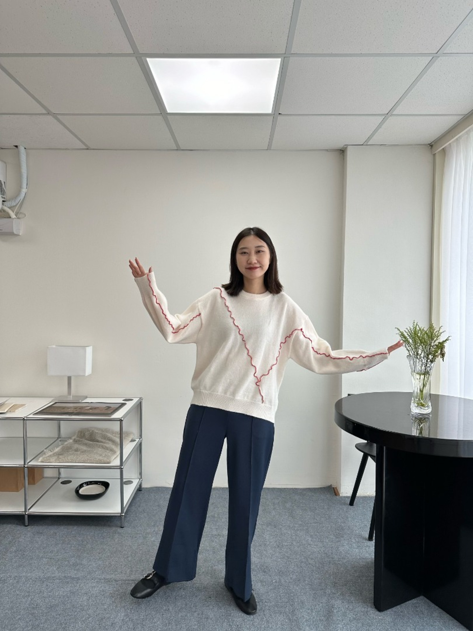 🇯🇵波浪紋路針織毛衣/兩色