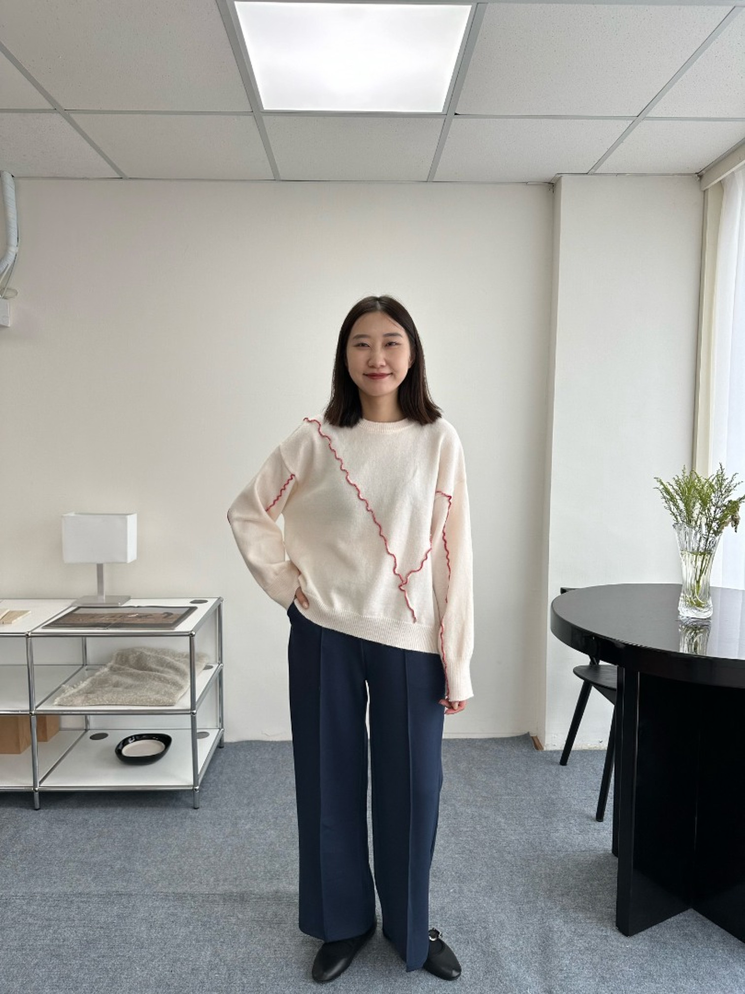 🇯🇵波浪紋路針織毛衣/兩色