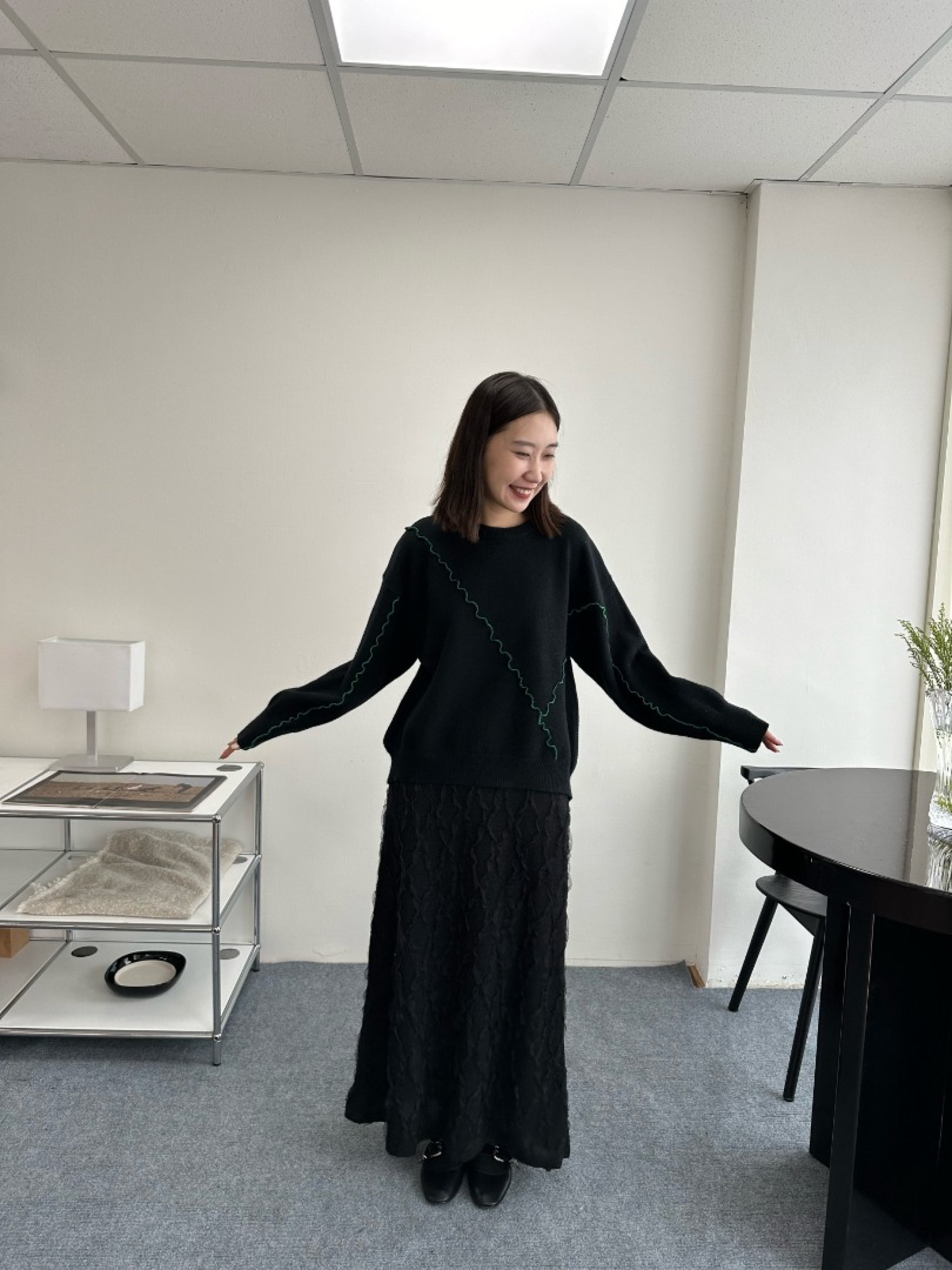 🇯🇵波浪紋路針織毛衣/兩色