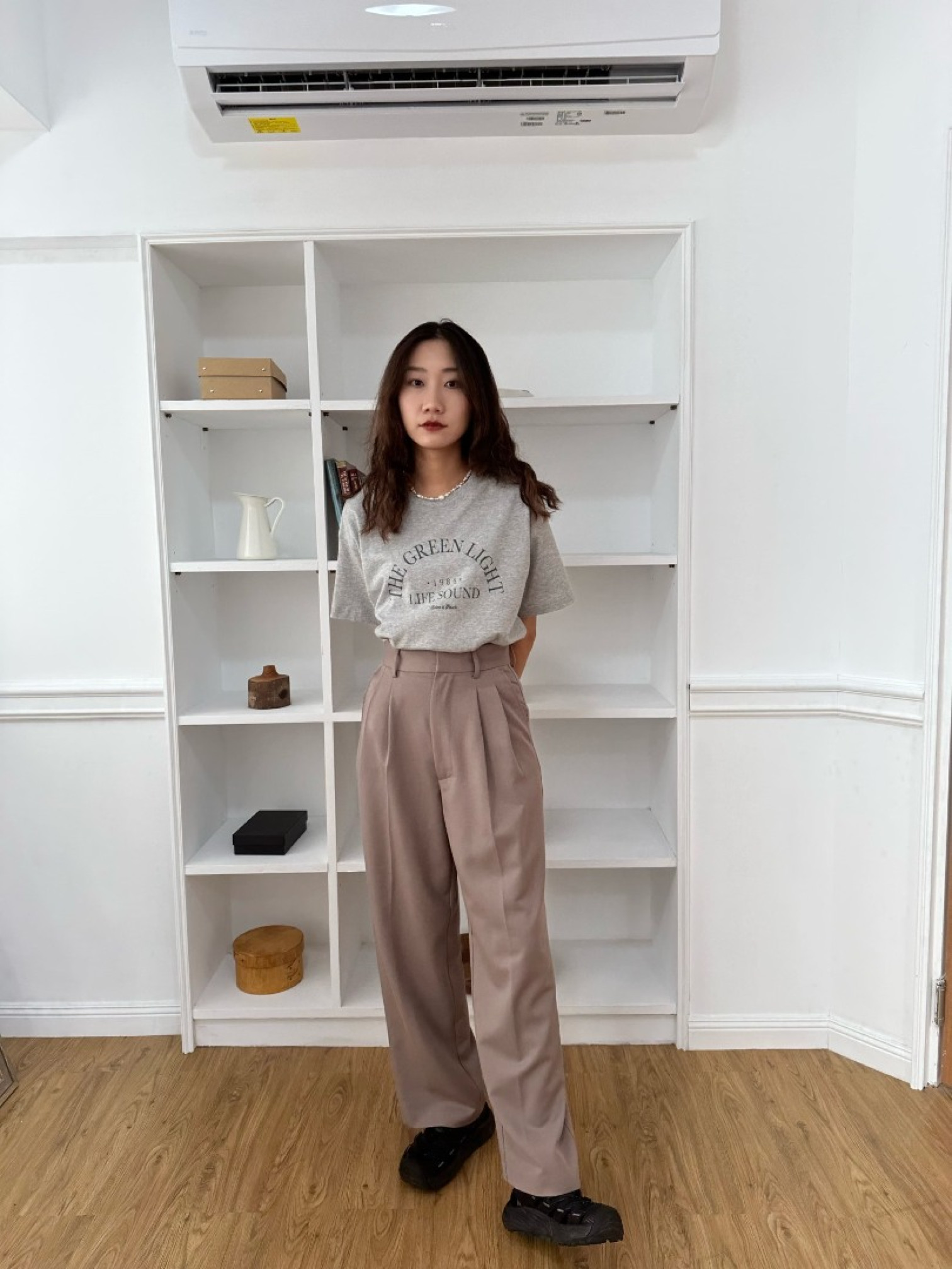 🇯🇵經典暗釦西裝褲/可可M&深藍M