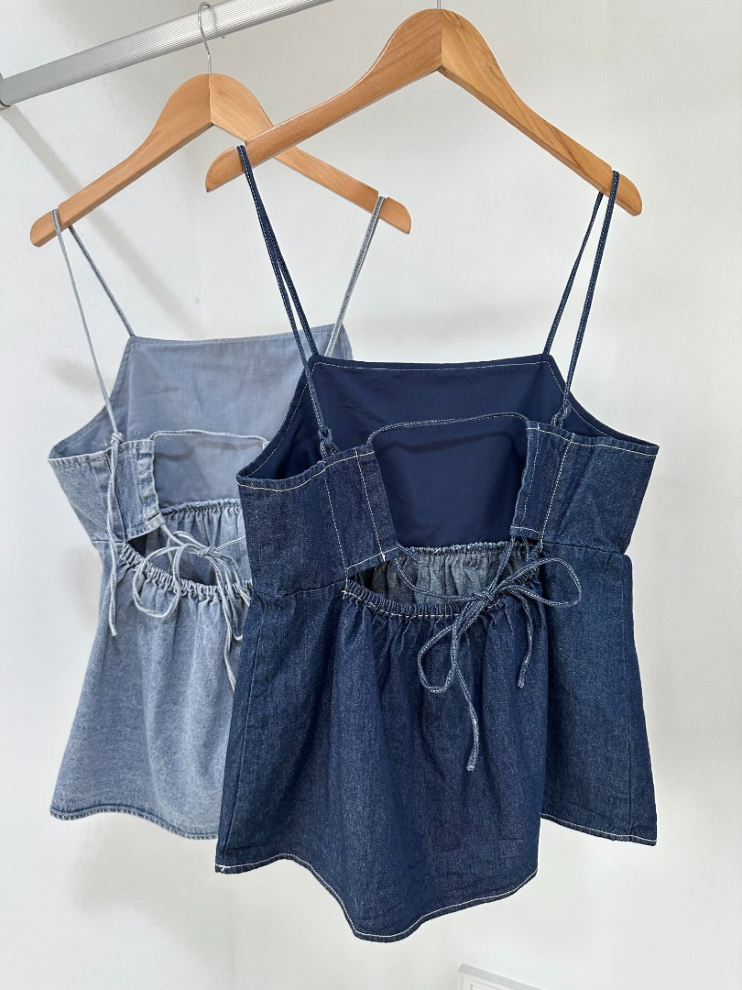 🇯🇵有夠Q!!!牛仔背心/淺藍