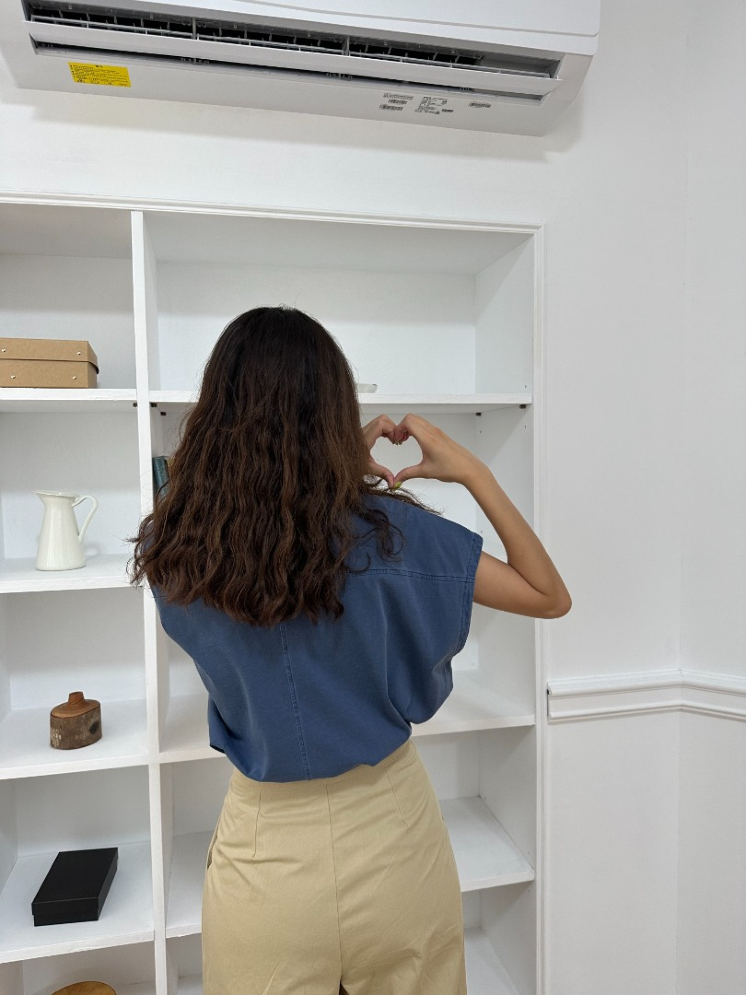 🇯🇵森林系女孩卡其寬褲/S