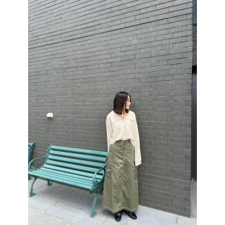 🇯🇵工裝感縫線半身裙/三色M-L