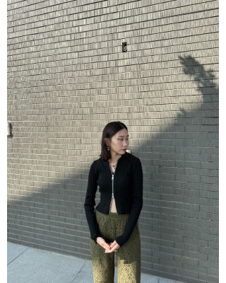 🇯🇵坑條雙拉鍊連帽上衣/三色