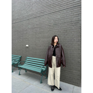 🇯🇵可調節腰扣牛仔褲/淺卡其