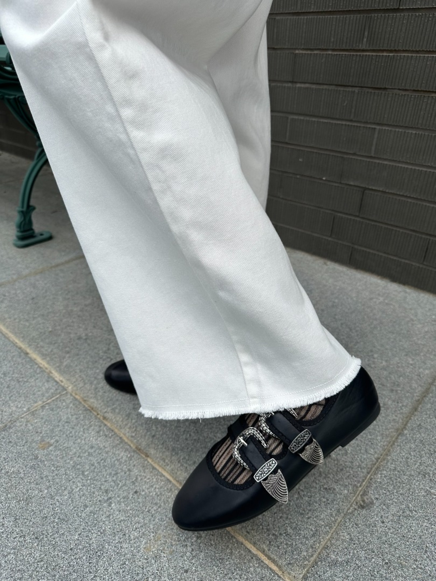 🇯🇵可調節腰扣牛仔褲/淺卡其