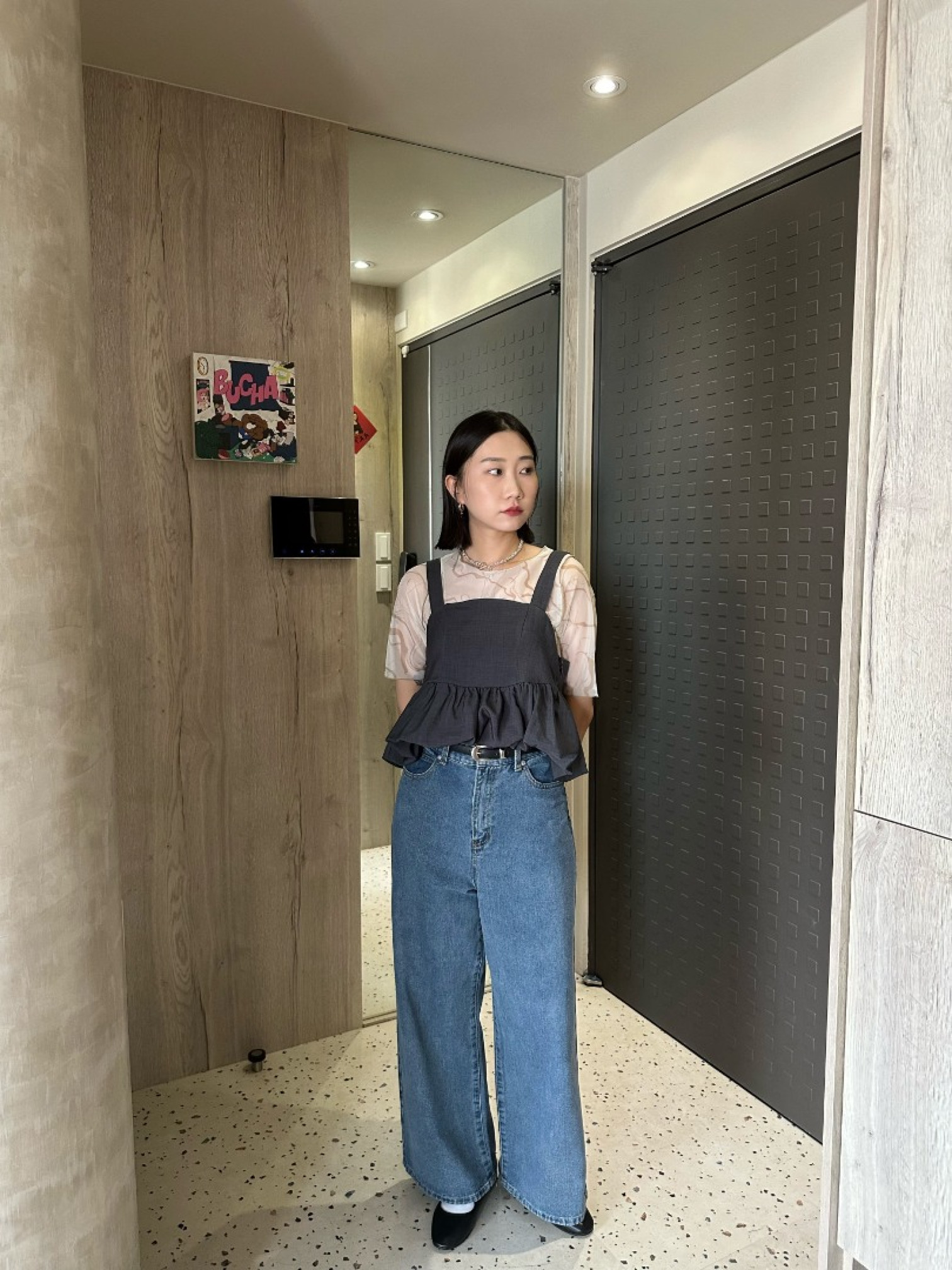 🇯🇵自帶可愛の澎澎背心/兩色