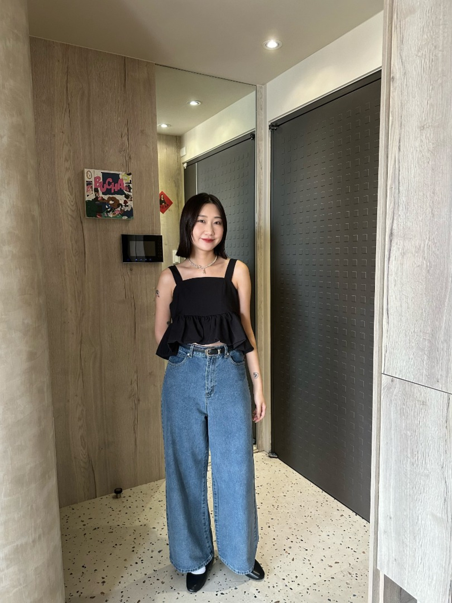 🇯🇵自帶可愛の澎澎背心/兩色