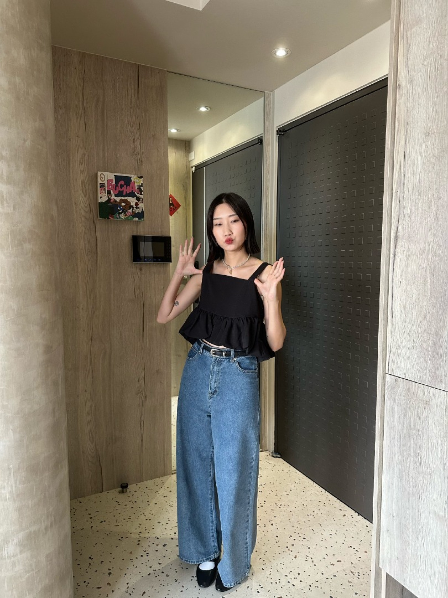 🇯🇵自帶可愛の澎澎背心/兩色