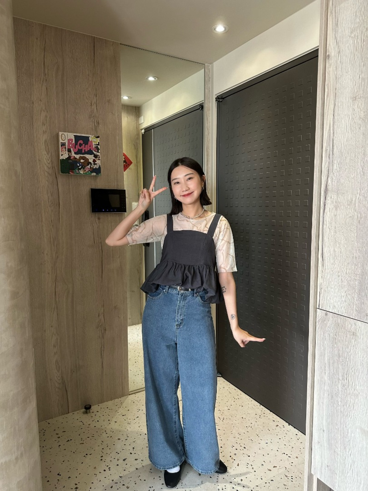 🇯🇵自帶可愛の澎澎背心/兩色