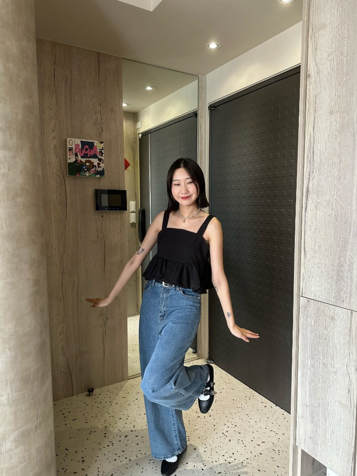 🇯🇵自帶可愛の澎澎背心/兩色