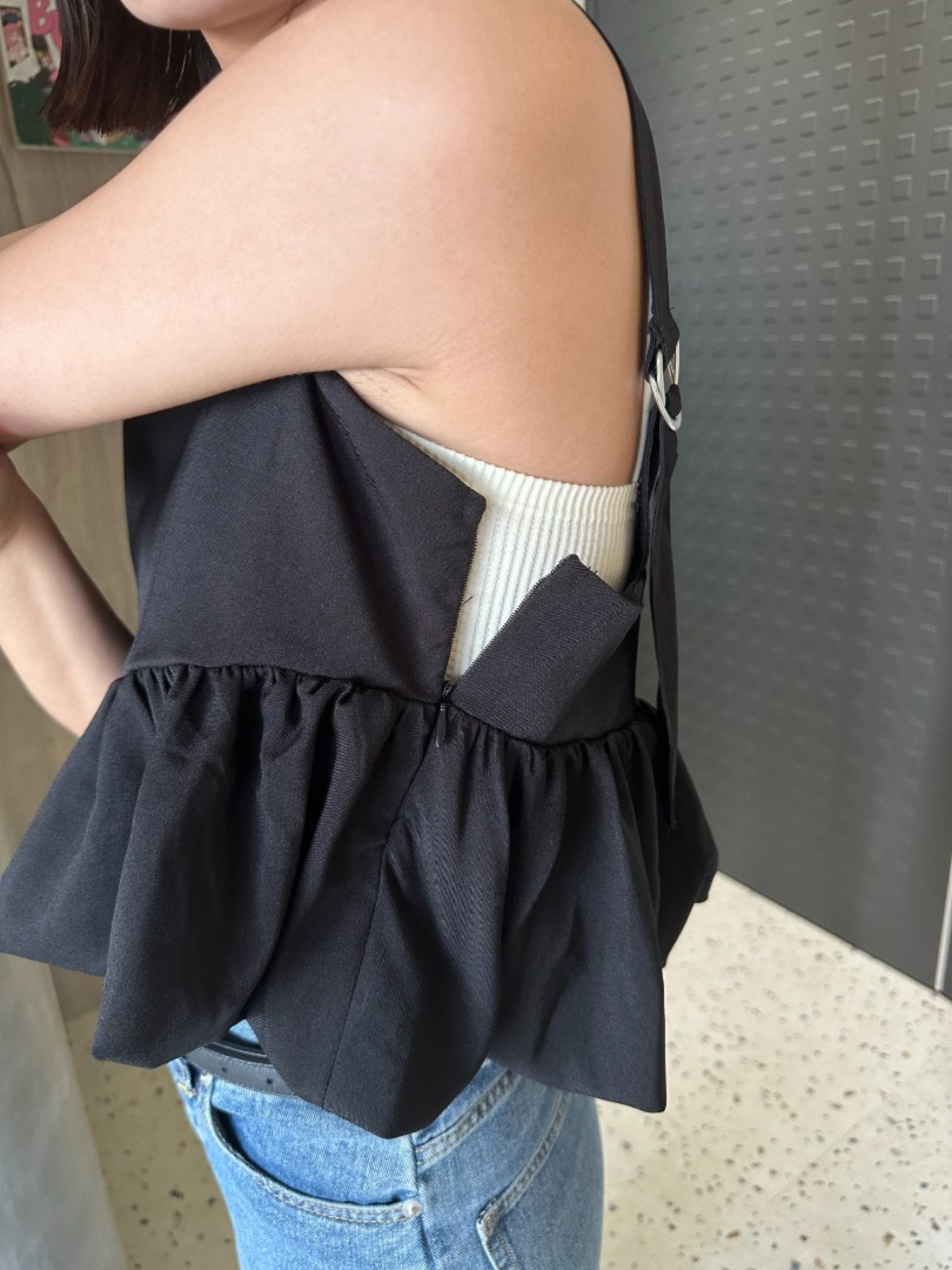 🇯🇵自帶可愛の澎澎背心/兩色