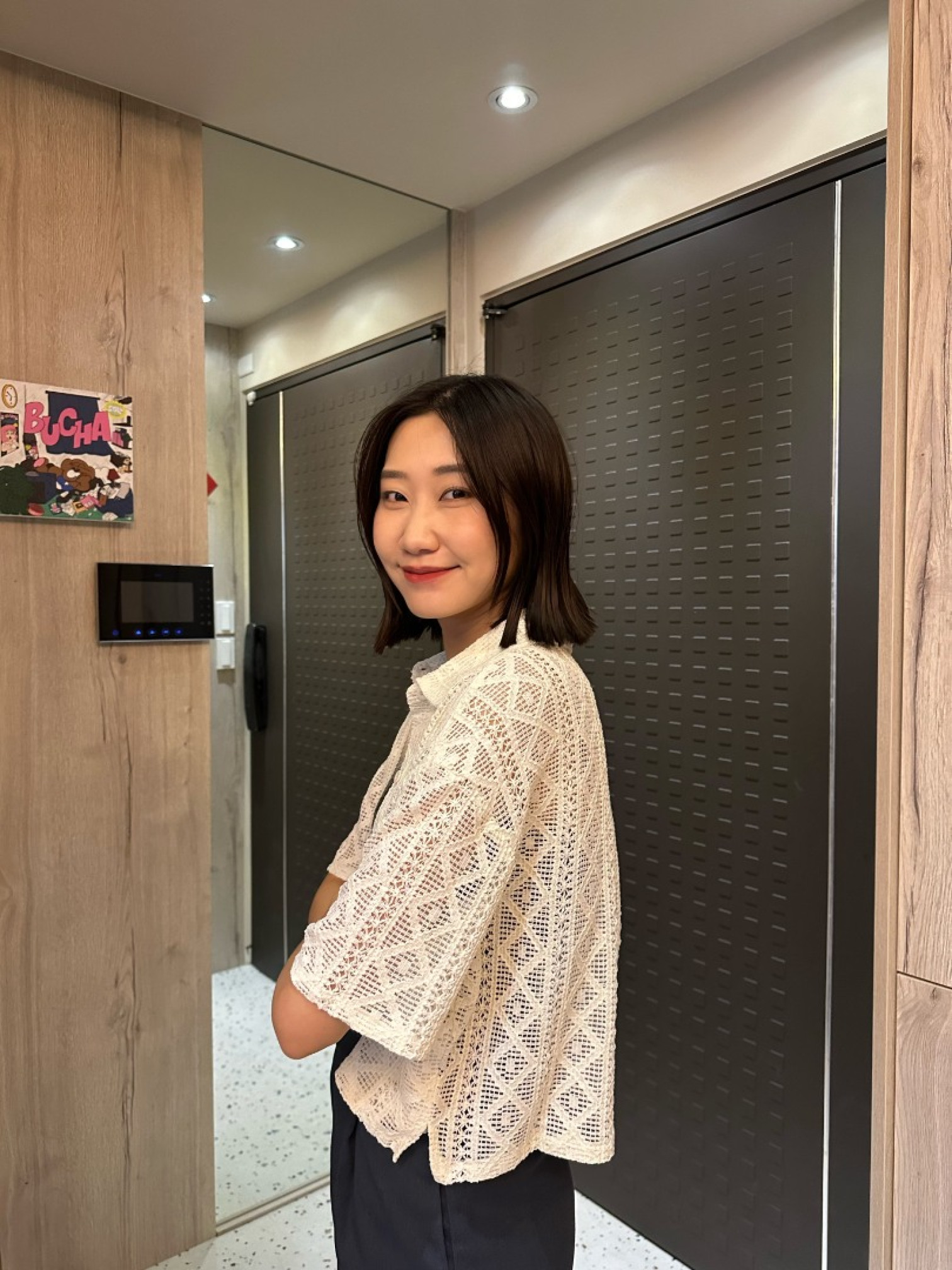 🇯🇵簍空設計短版襯衫/白