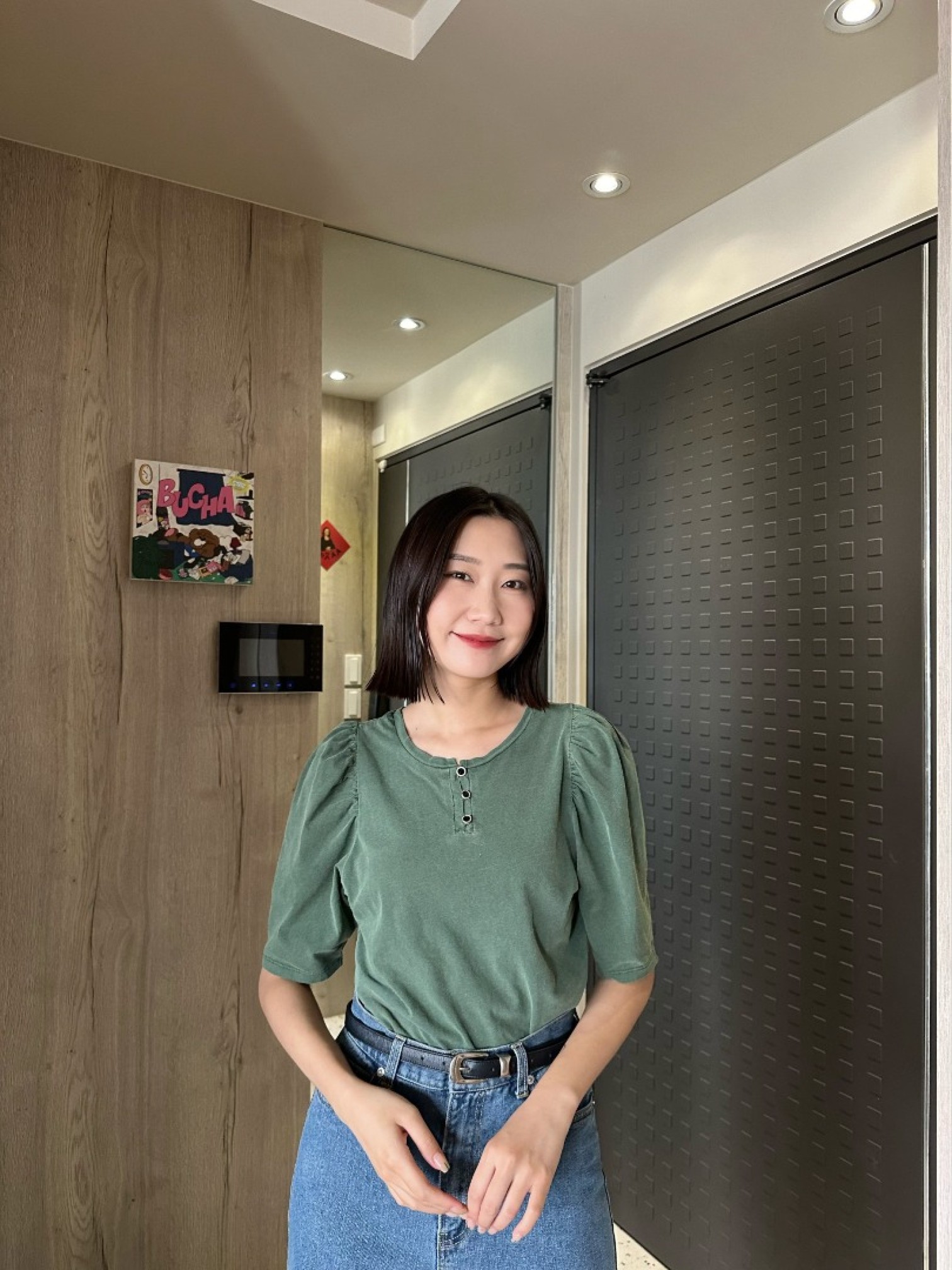 🇯🇵卡哇伊復古澎澎袖上衣/三色