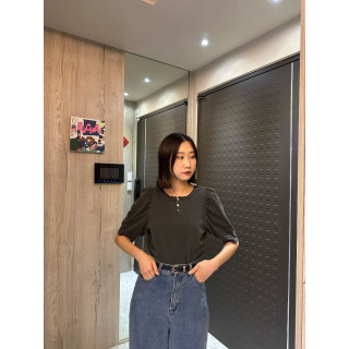 🇯🇵卡哇伊復古澎澎袖上衣/三色