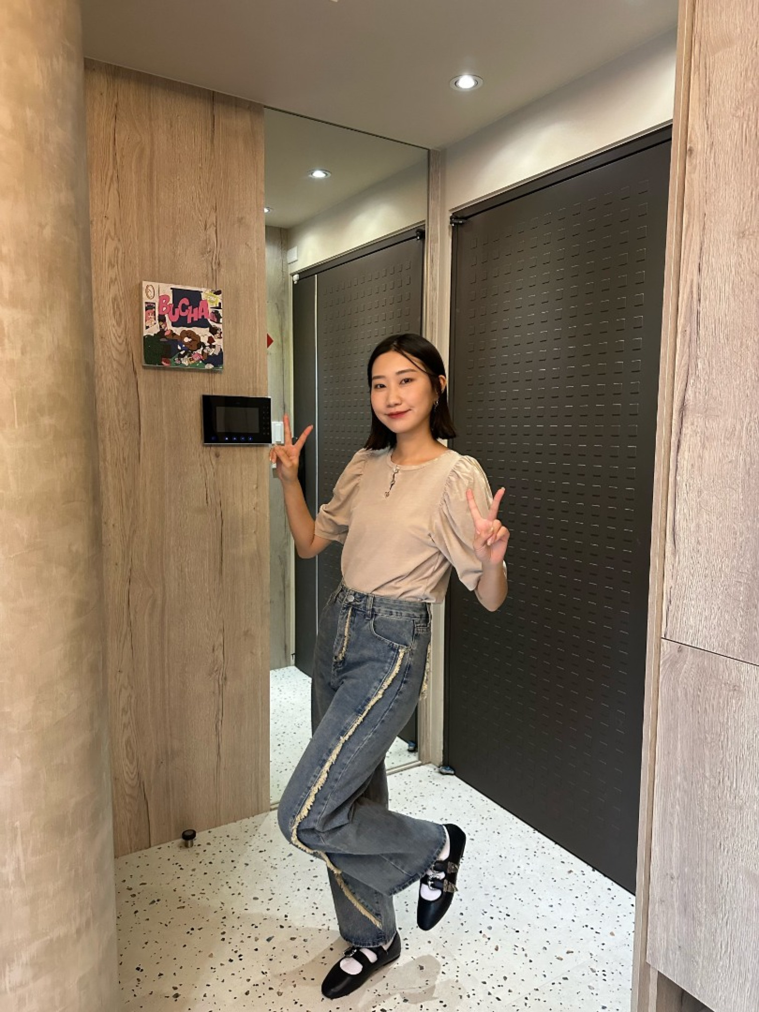 🇯🇵卡哇伊復古澎澎袖上衣/三色