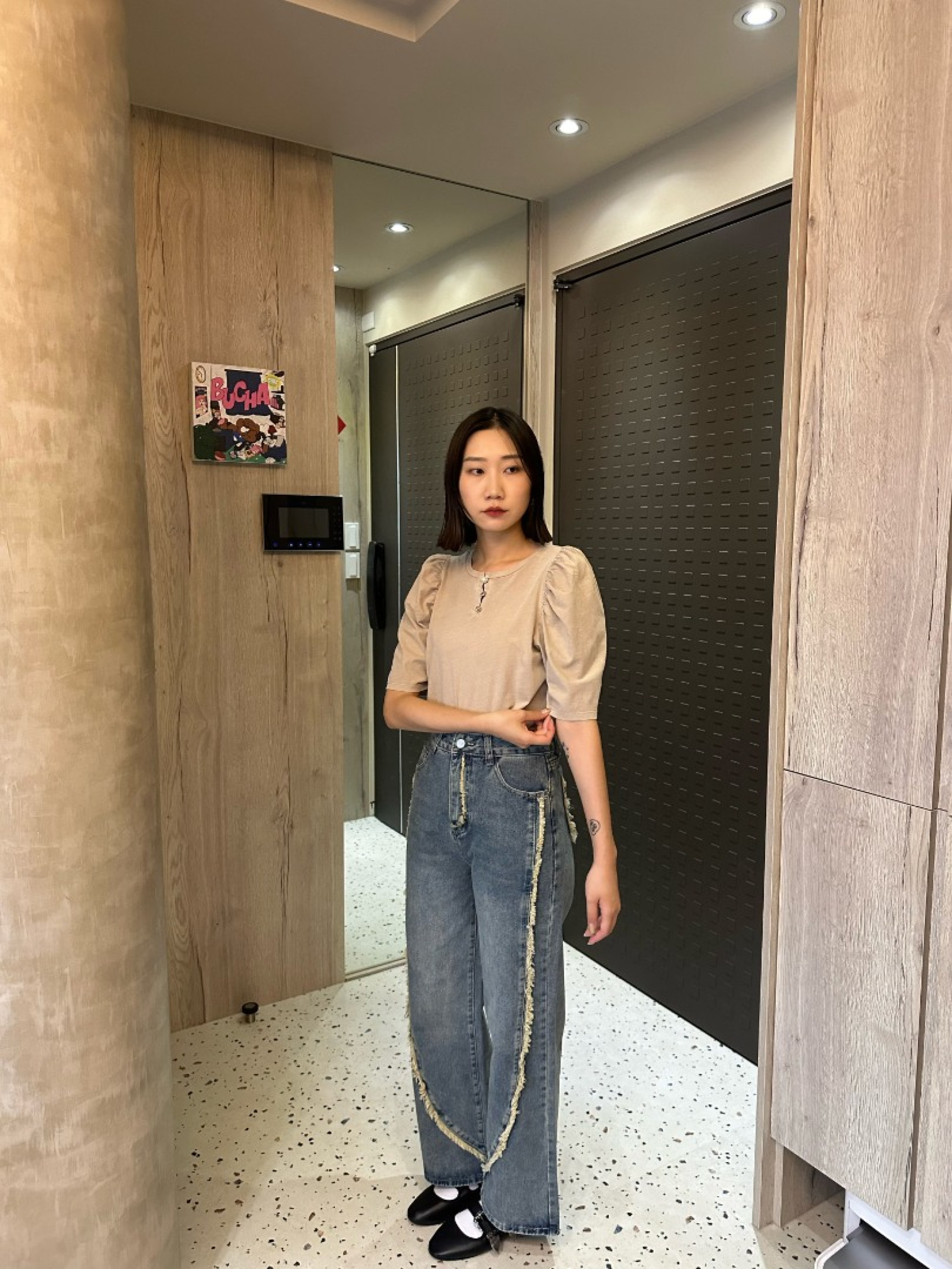 🇯🇵卡哇伊復古澎澎袖上衣/三色