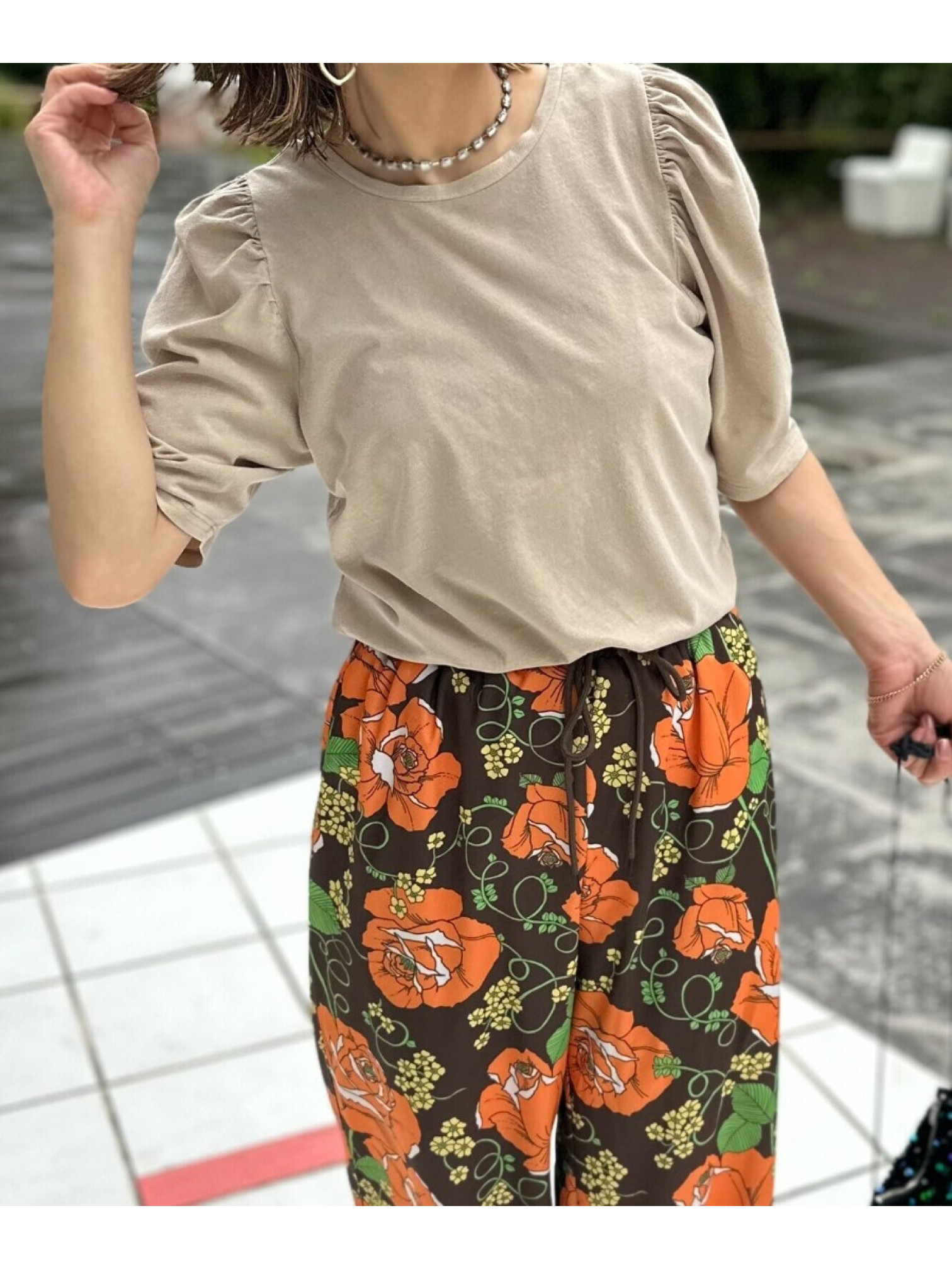 🇯🇵卡哇伊復古澎澎袖上衣/三色