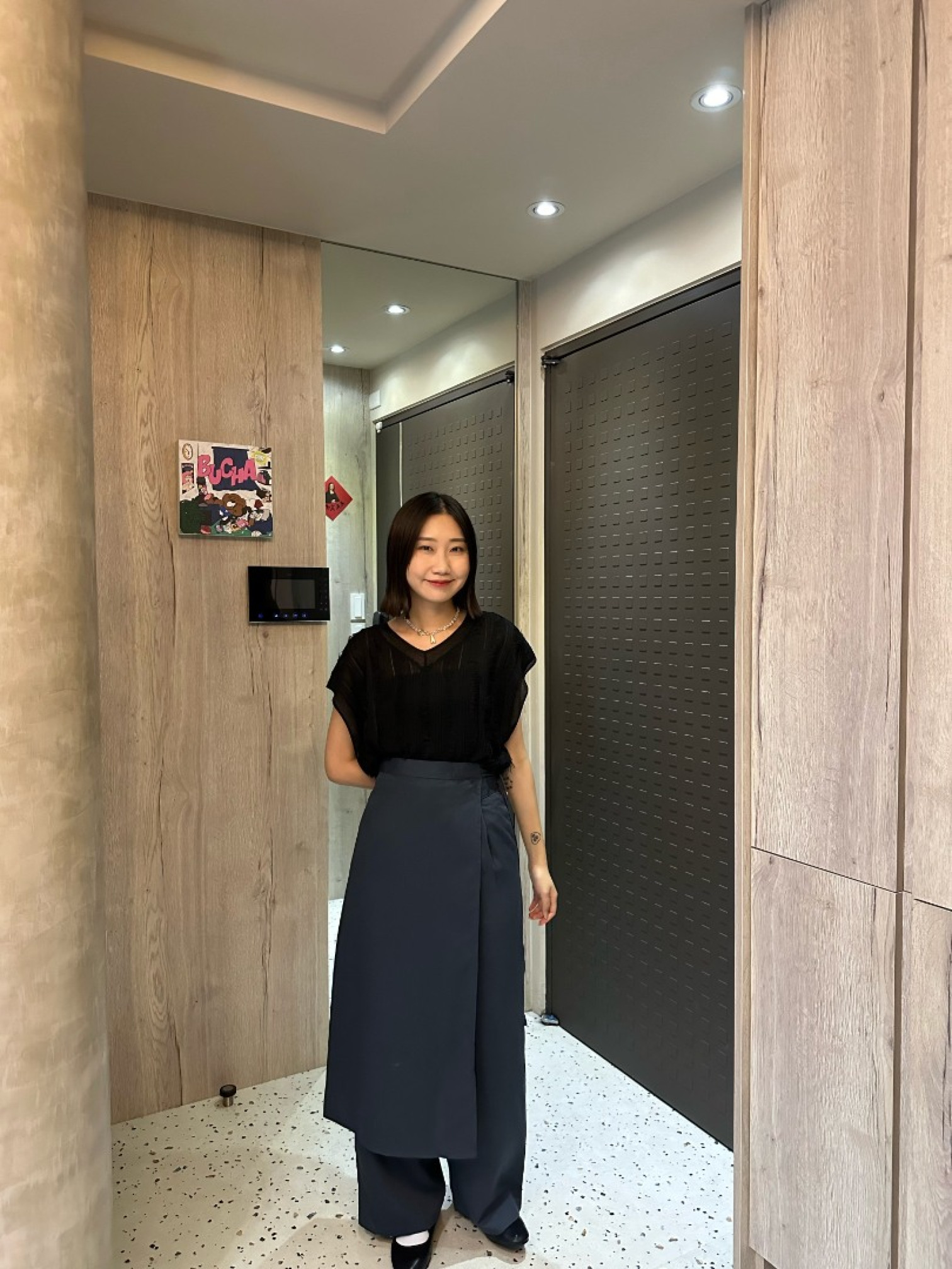 🇯🇵時髦直筒西裝褲兩件組/兩色S-M