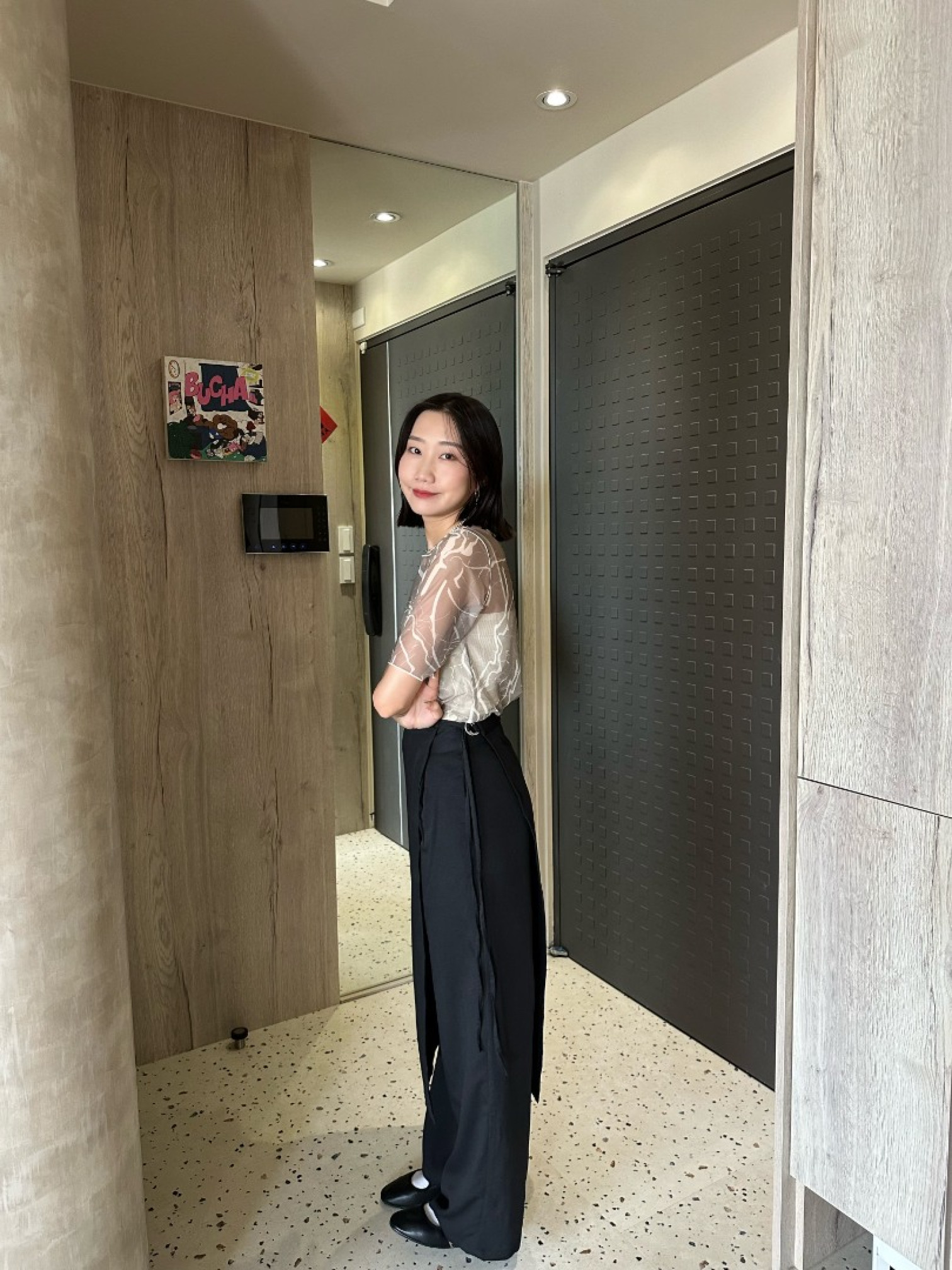 🇯🇵時髦直筒西裝褲兩件組/兩色S-M