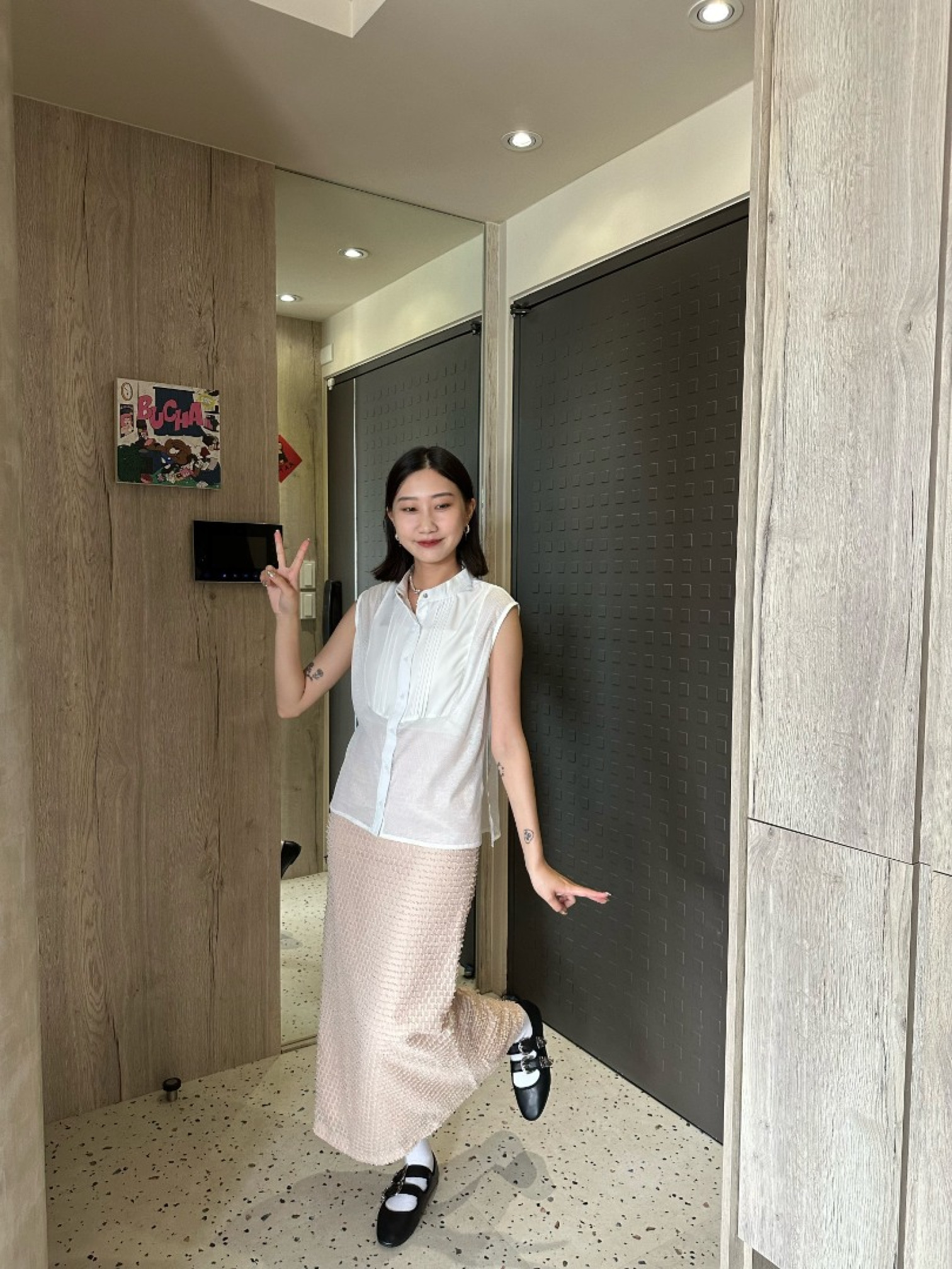 🇯🇵不對稱百摺背心/兩色