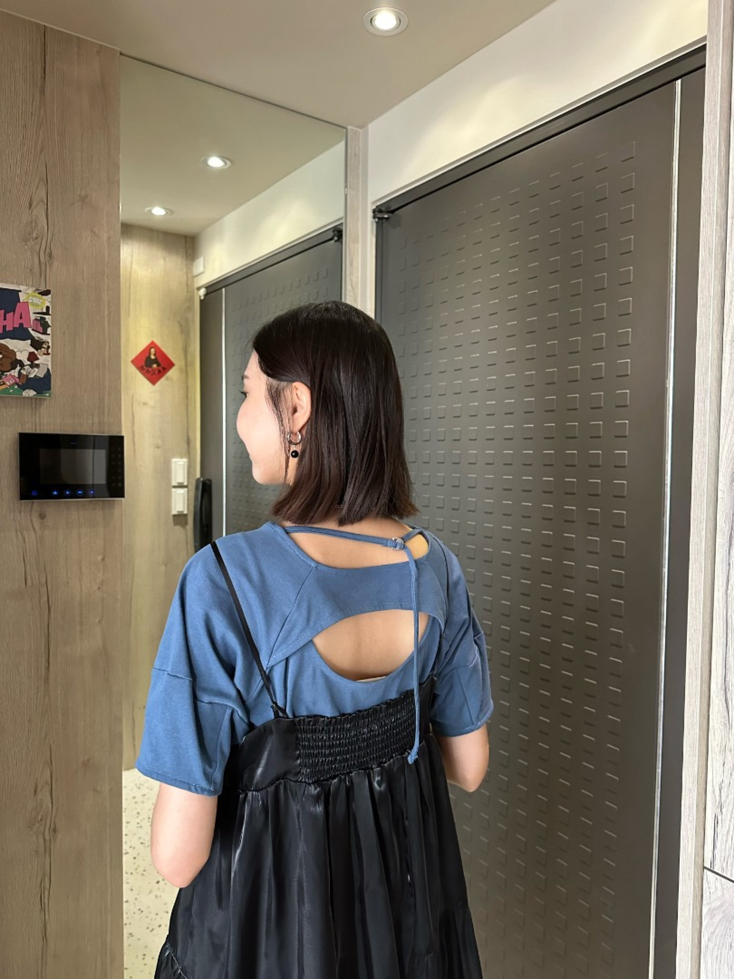 🇯🇵設計感滿分の繞頸短T/兩色