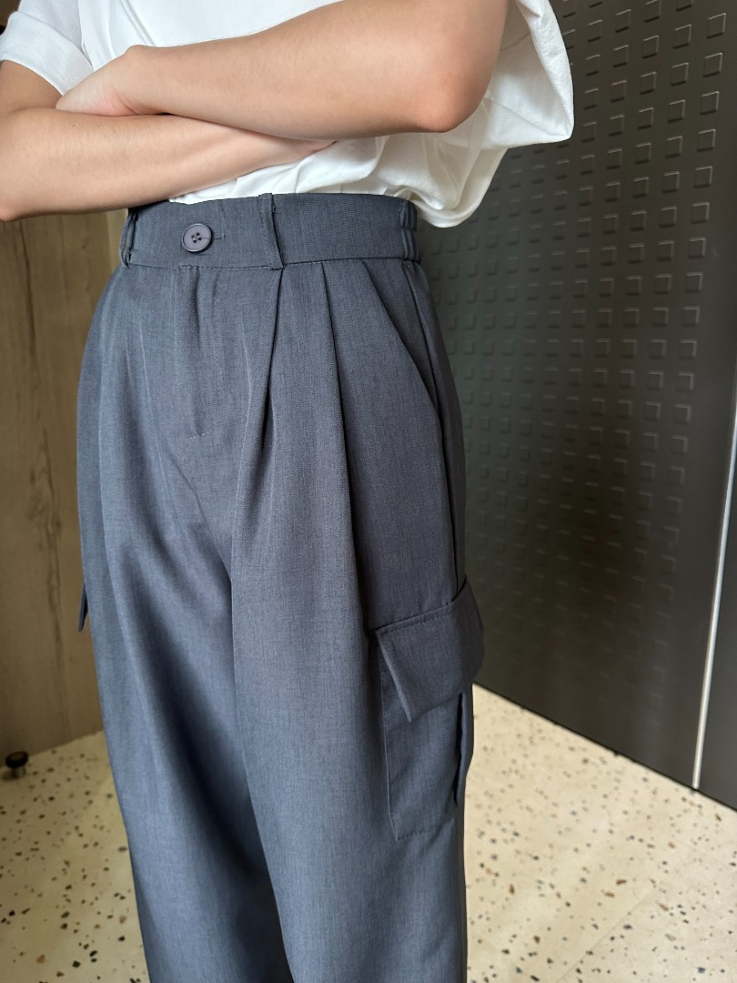 🇯🇵率性工裝風西裝褲/兩色