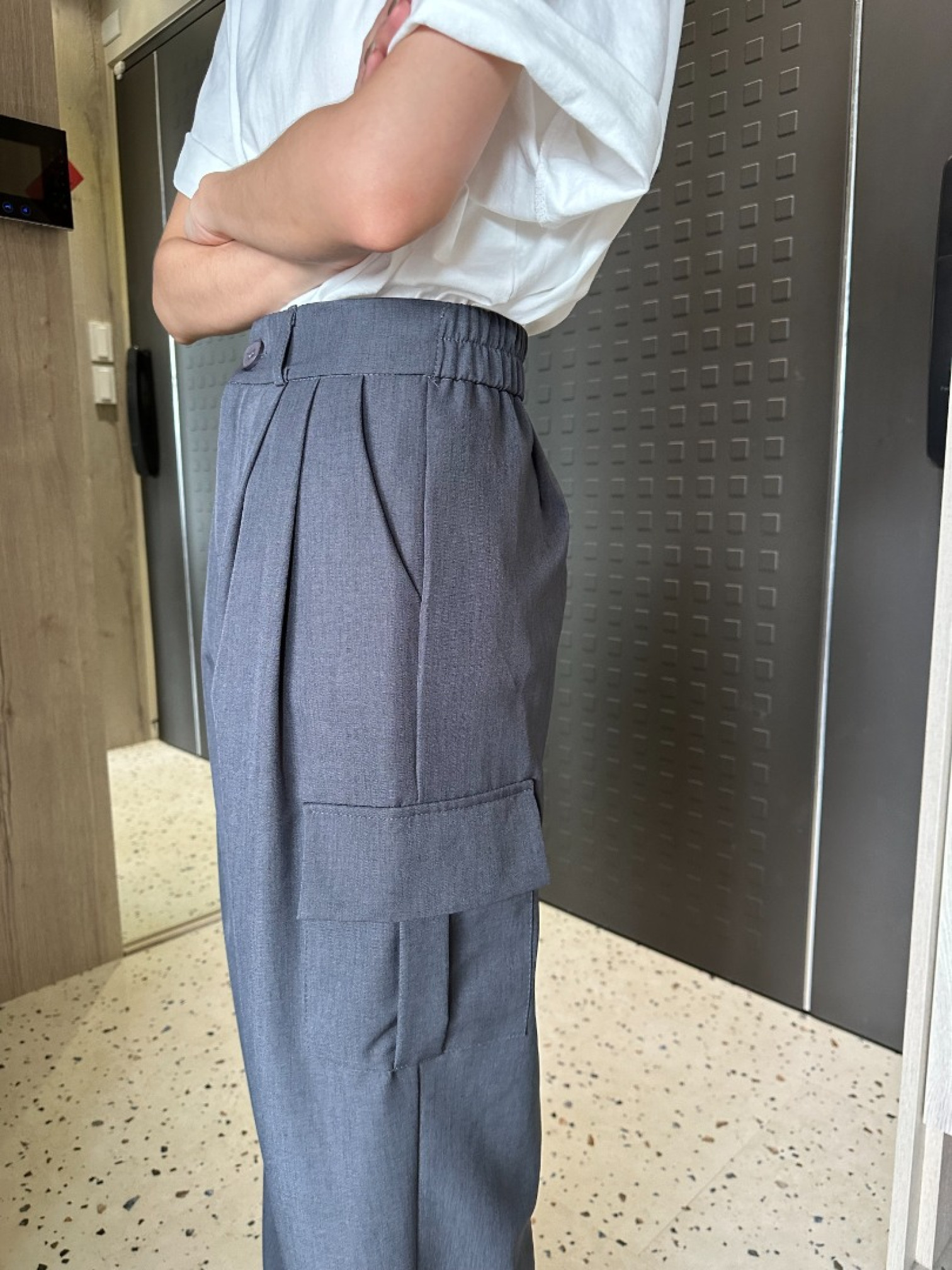 🇯🇵率性工裝風西裝褲/兩色