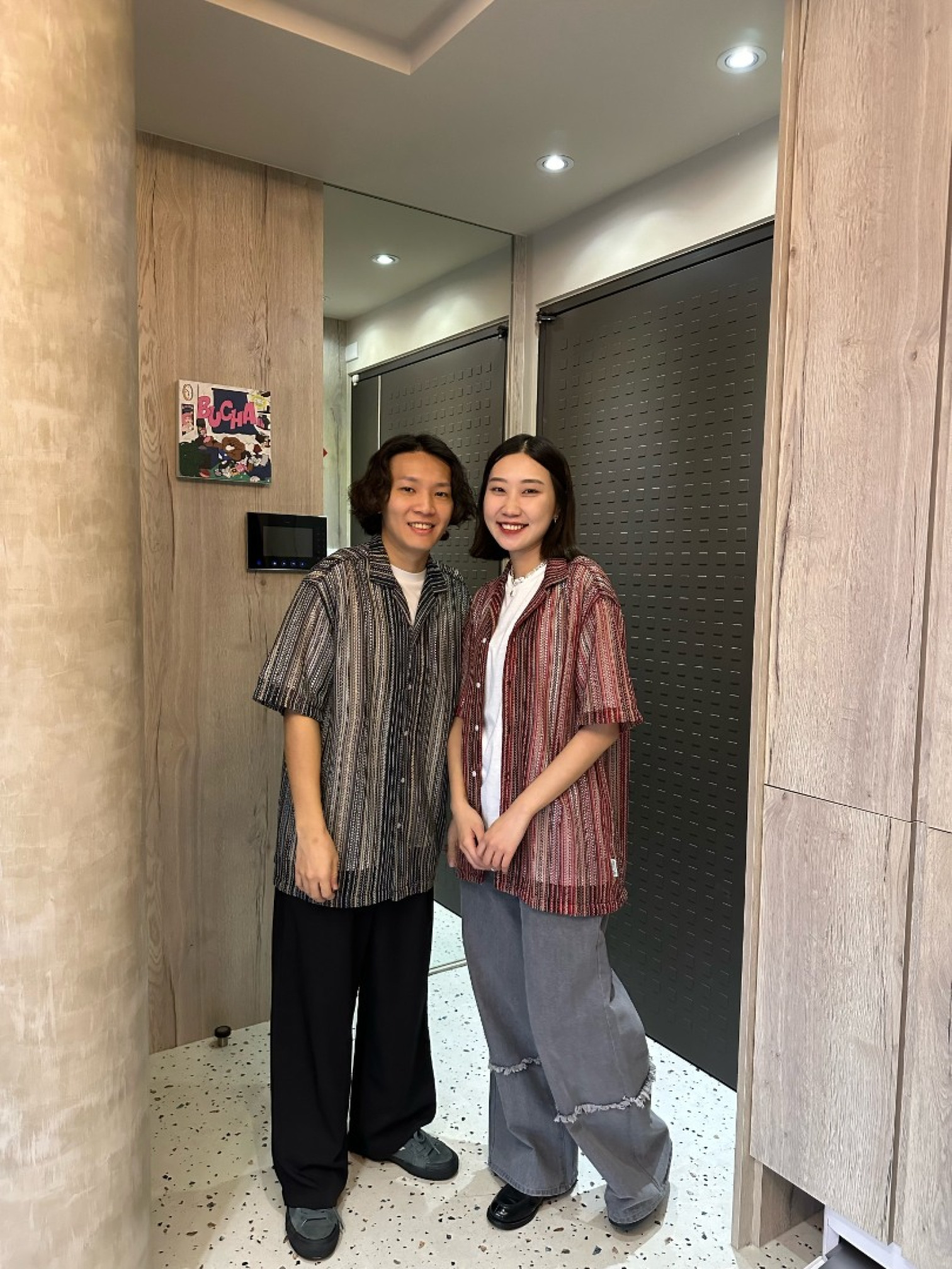 🇯🇵透透的多條紋襯衫/三色Ｍ