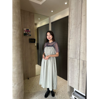 🇯🇵油畫感透視上衣/藍紫