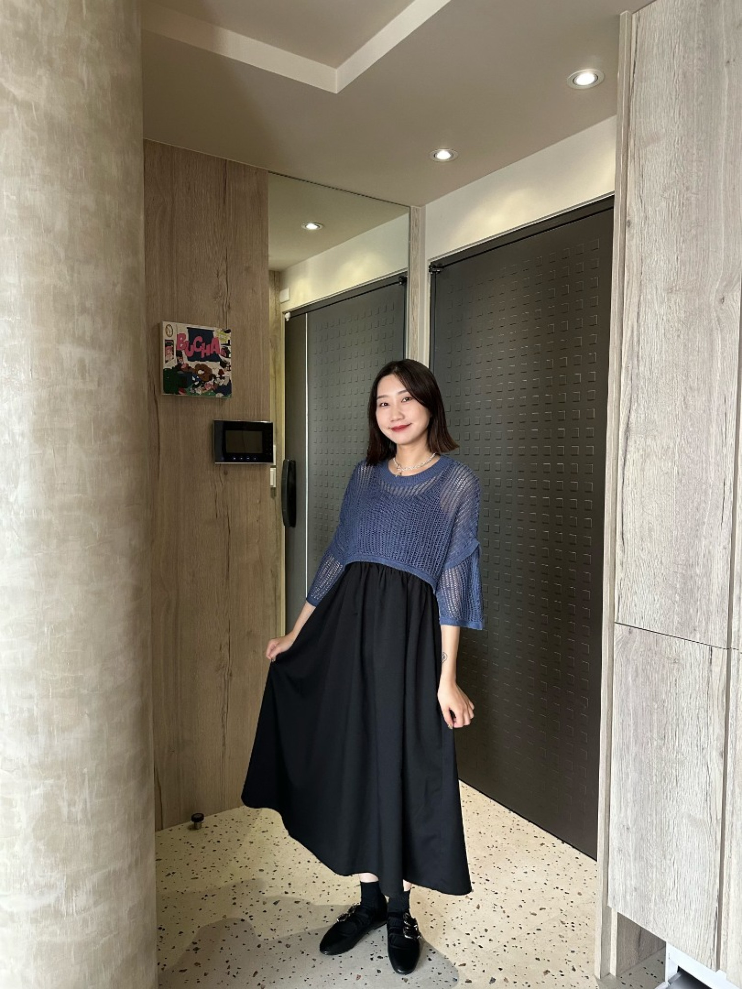 🇯🇵平口抓皺細肩洋裝/兩色