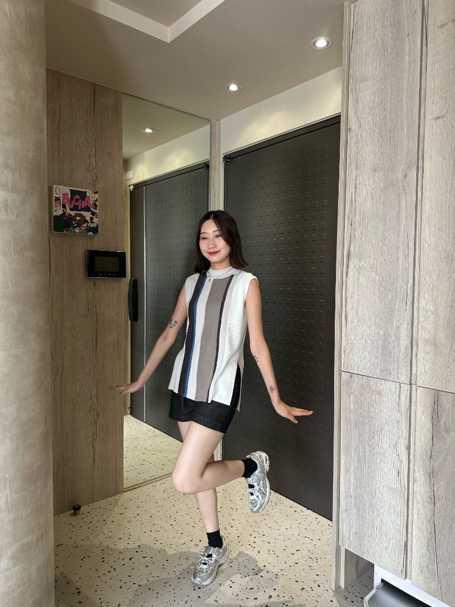 🇯🇵撞色條紋背心/兩色