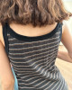 🇯🇵TWO WAY條紋背心/米&炭黑