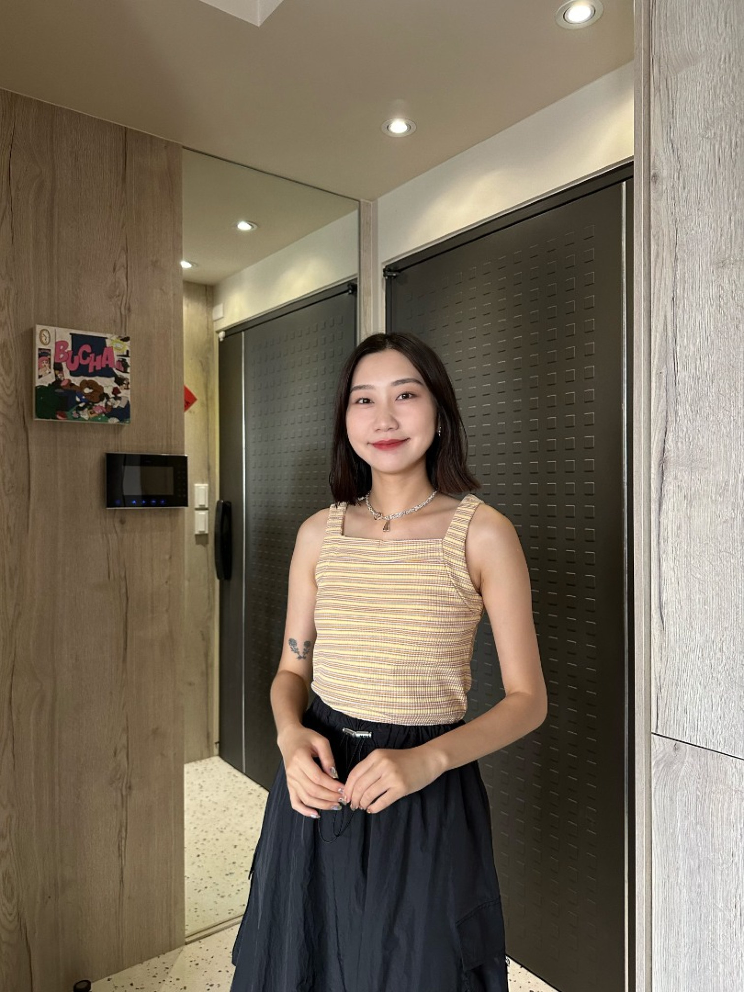 🇯🇵夏日の條紋撞色BRA TOP/三色