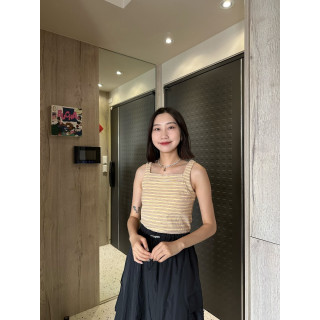 🇯🇵夏日の條紋撞色BRA TOP/三色