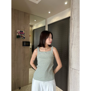 🇯🇵夏日の條紋撞色BRA TOP/三色