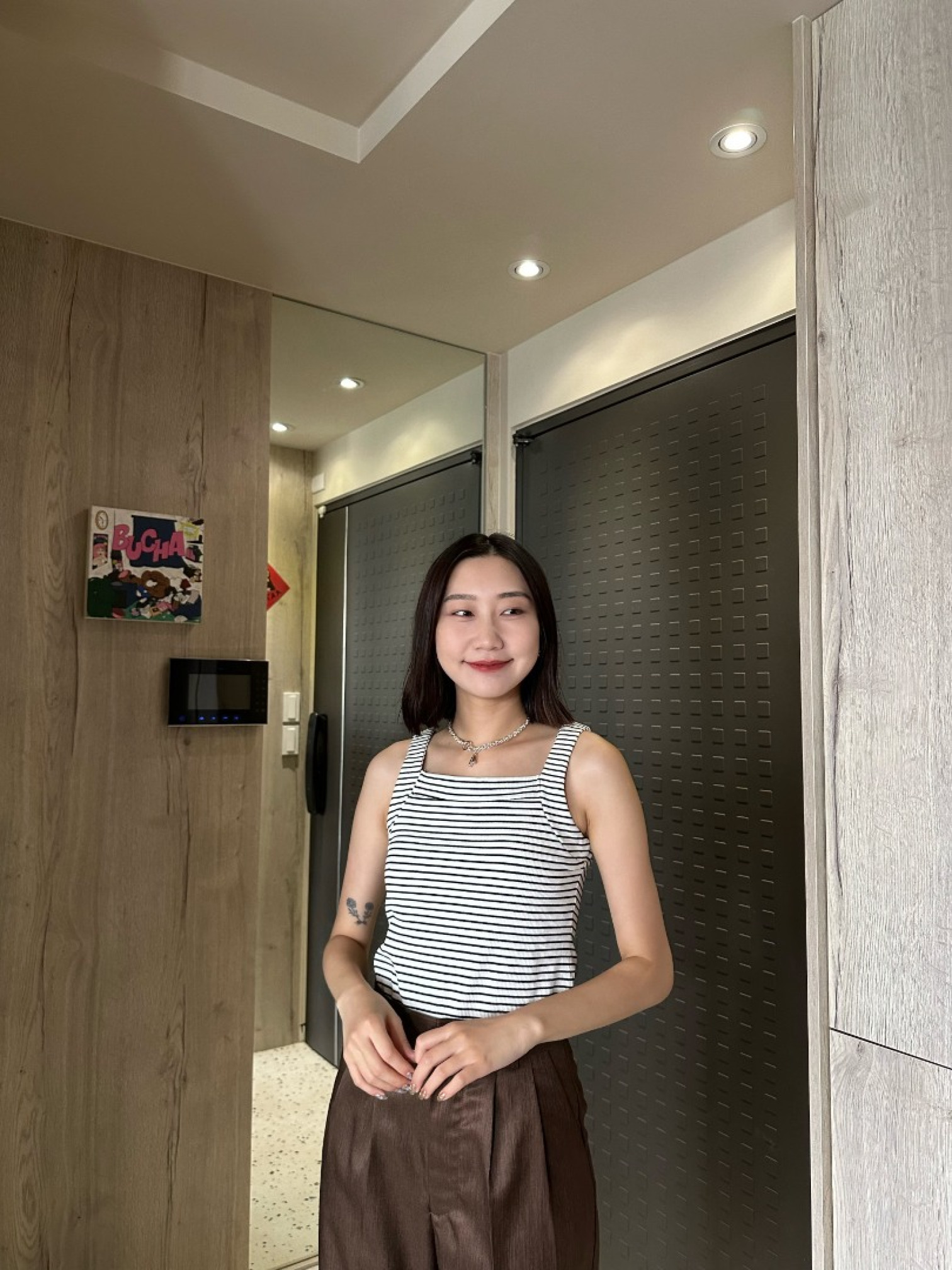 🇯🇵夏日の條紋撞色BRA TOP/三色