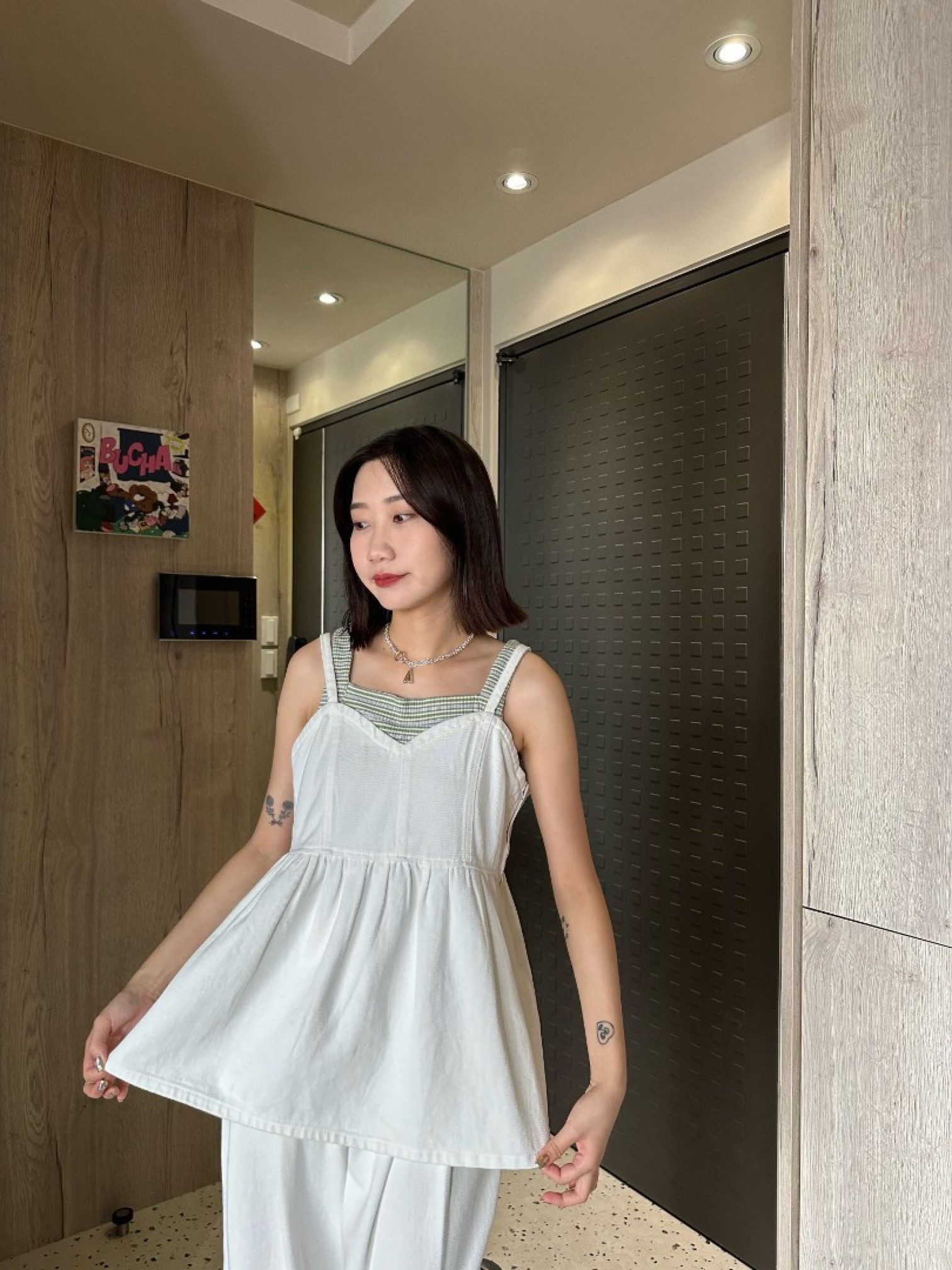 🇯🇵夏日の條紋撞色BRA TOP/三色