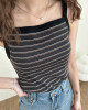 🇯🇵TWO WAY條紋背心/米&炭黑