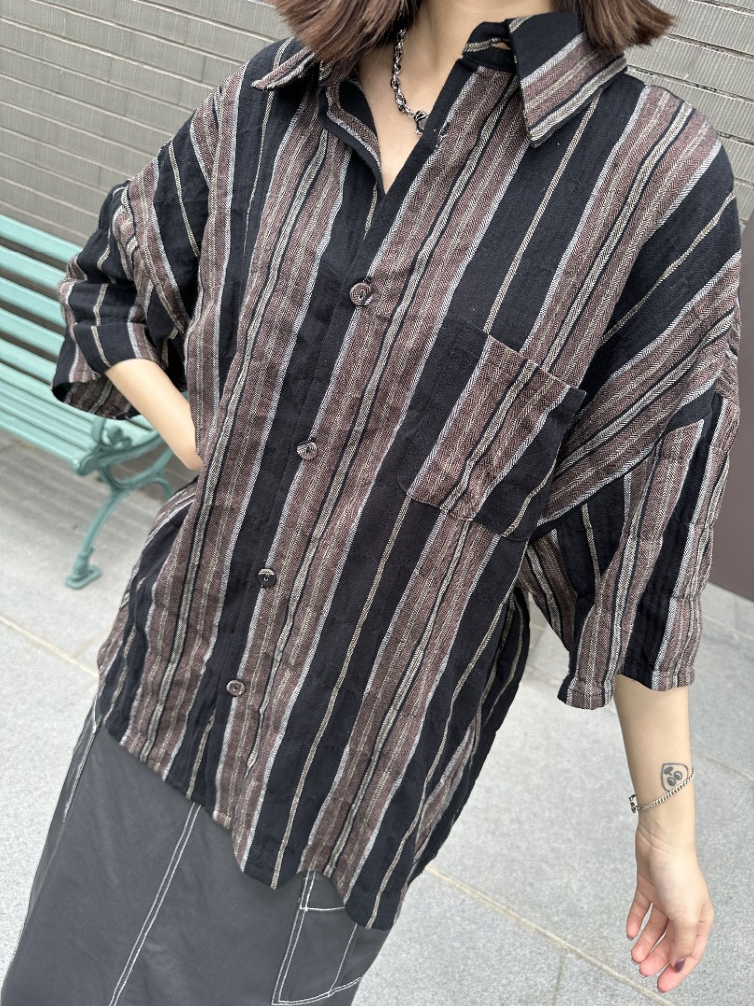 🇯🇵復古條紋襯衫