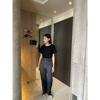 🇯🇵時尚漸層牛仔褲/黑S