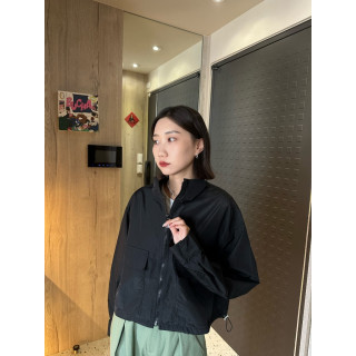 🇯🇵防曬尼龍抽繩外套/黑