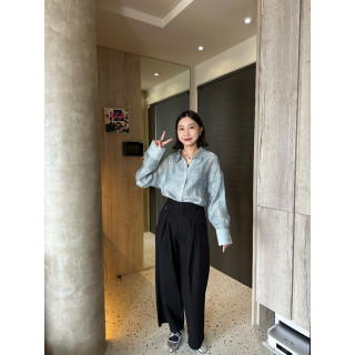 🇯🇵俐落硬挺寬版長褲/三色