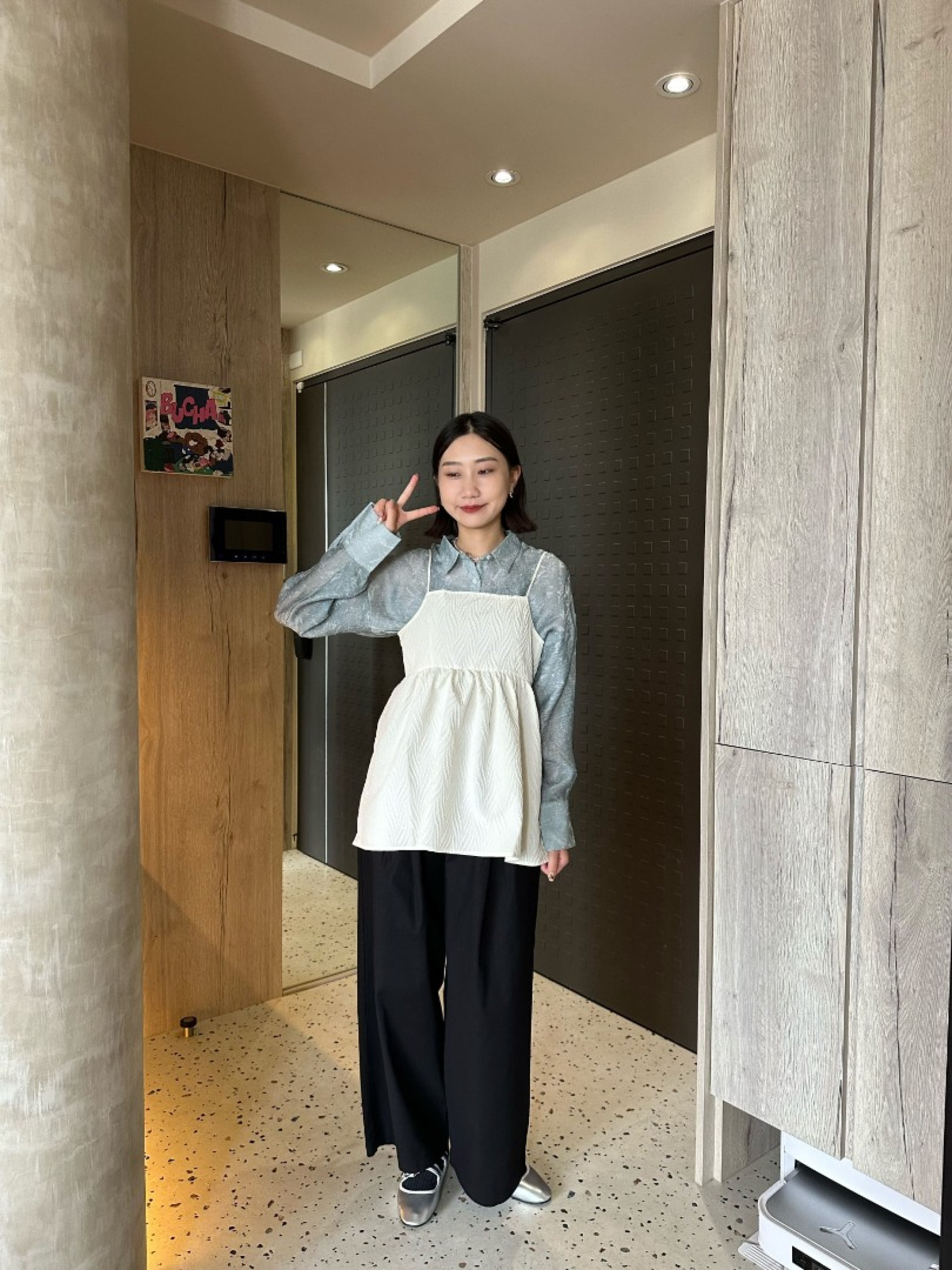 🇯🇵俐落硬挺寬版長褲/三色