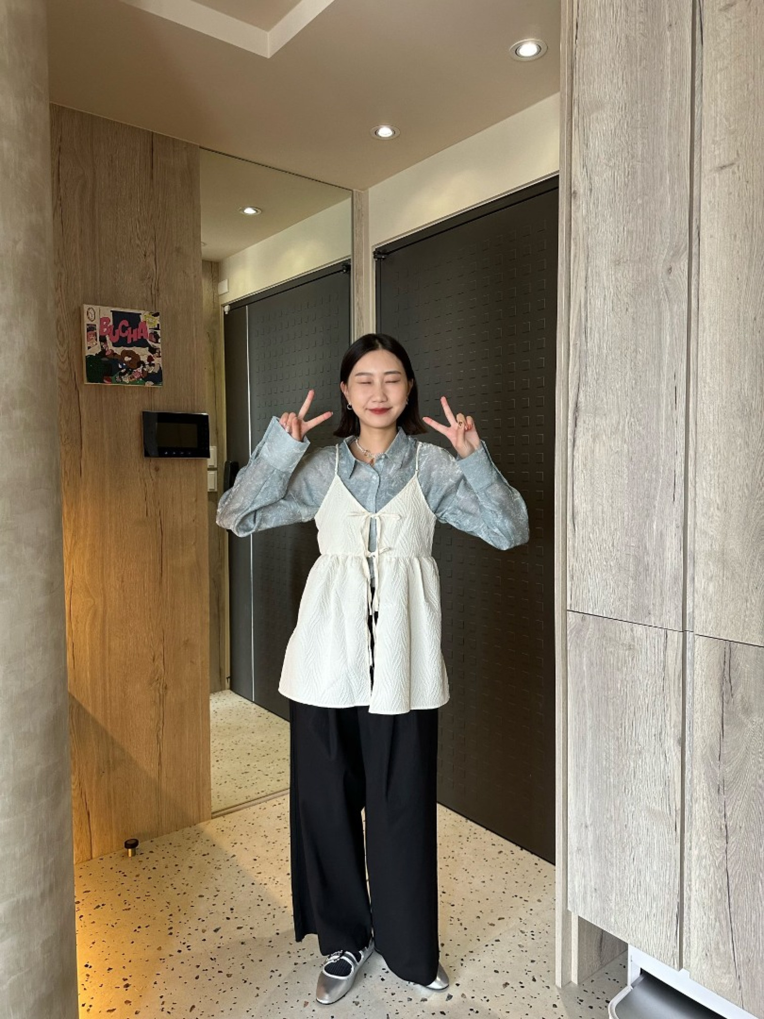 🇯🇵俐落硬挺寬版長褲/三色