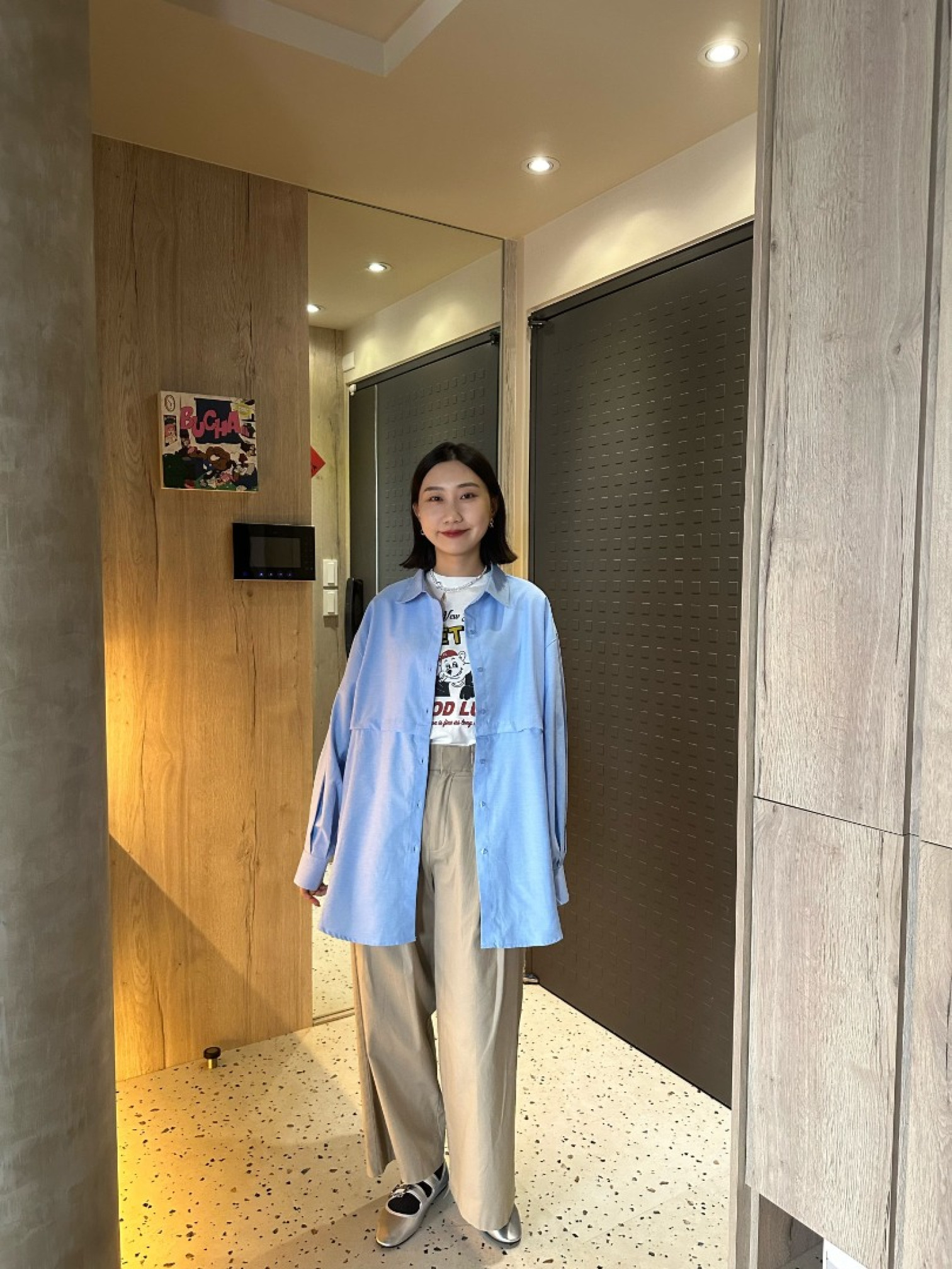 🇯🇵俐落硬挺寬版長褲/三色